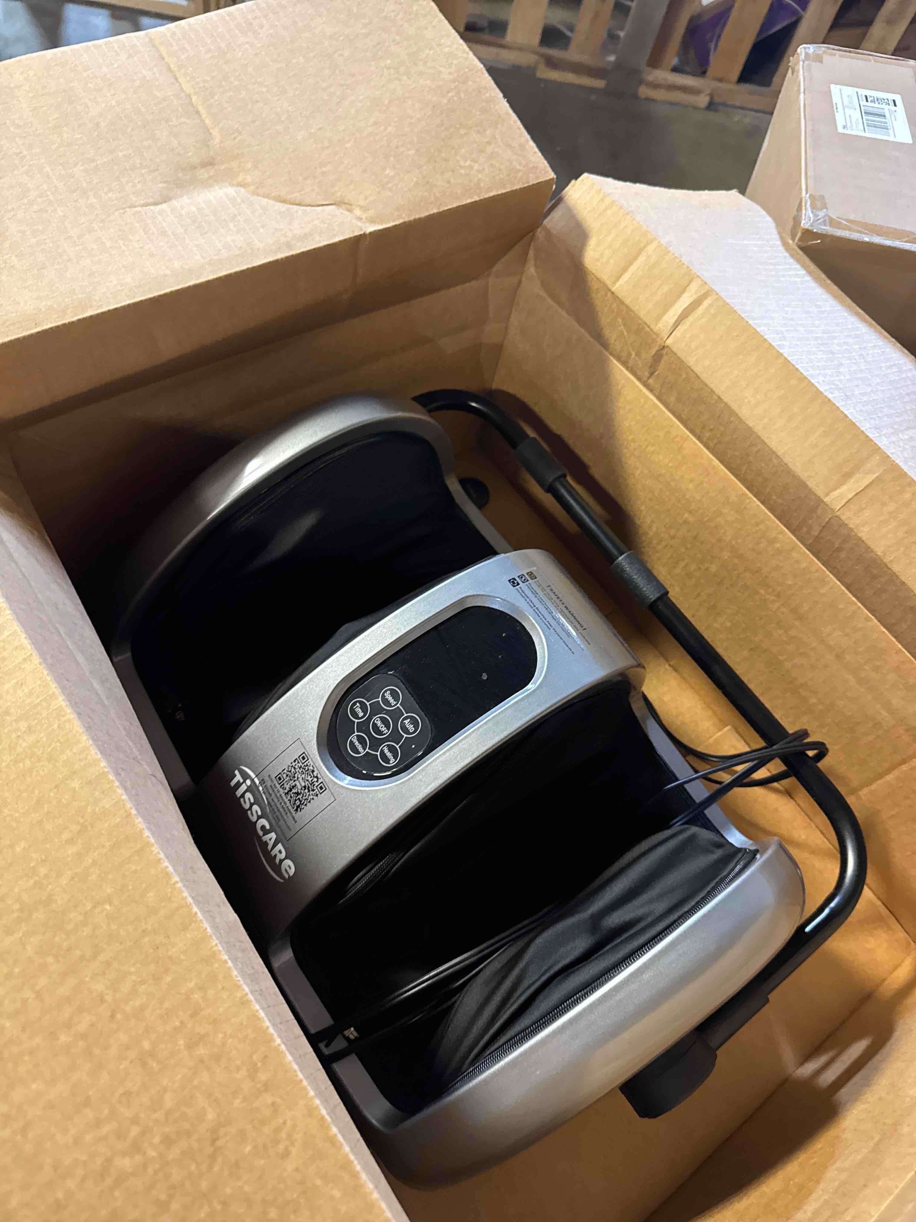 Condition photo showing Good Condition for TISSCARE Shiatsu Foot Massager with Heat: FSA Eligible HSA Foot Massager for Neuropathy, Plantar Fasciitis and Pain Relief-Massage Feet/Leg/Calf/Ankle at Home/Office, Gifts for Women and Men(Gray)