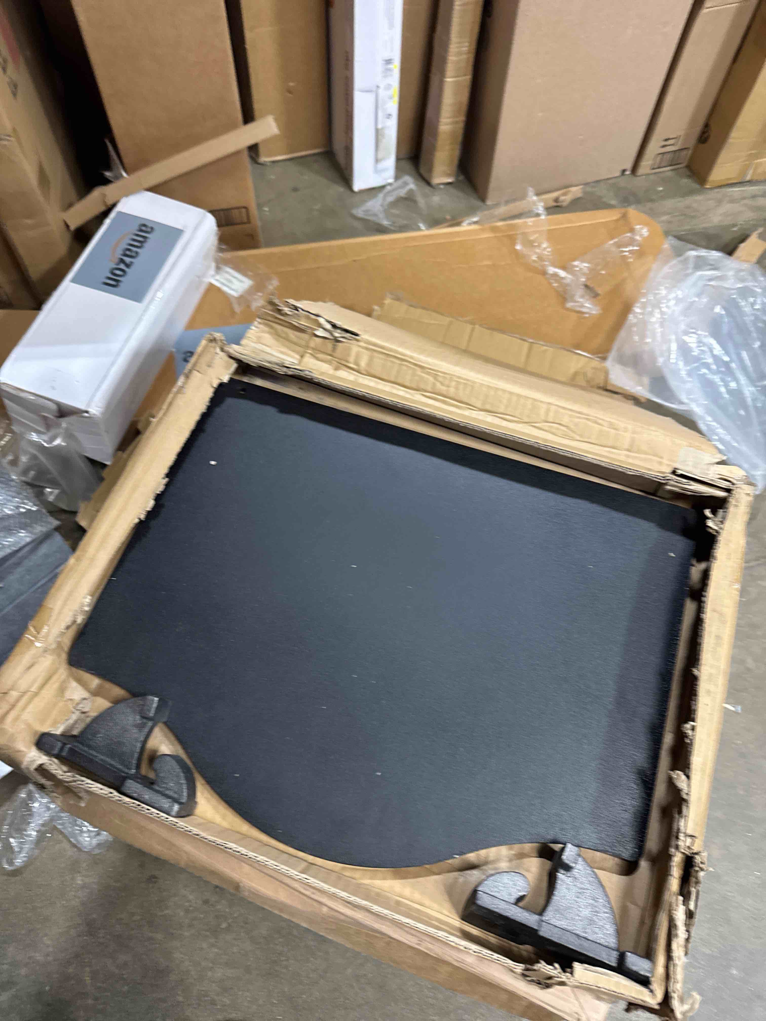 Condition photo showing Good Condition for Firebacks for Fireplace-Iron Fireback with Feet, Fireplace Heat Reflector, Fireplace Back Plates, Heat-Resistant Material with Minimalist Look for Wall Protection (19.5inch)