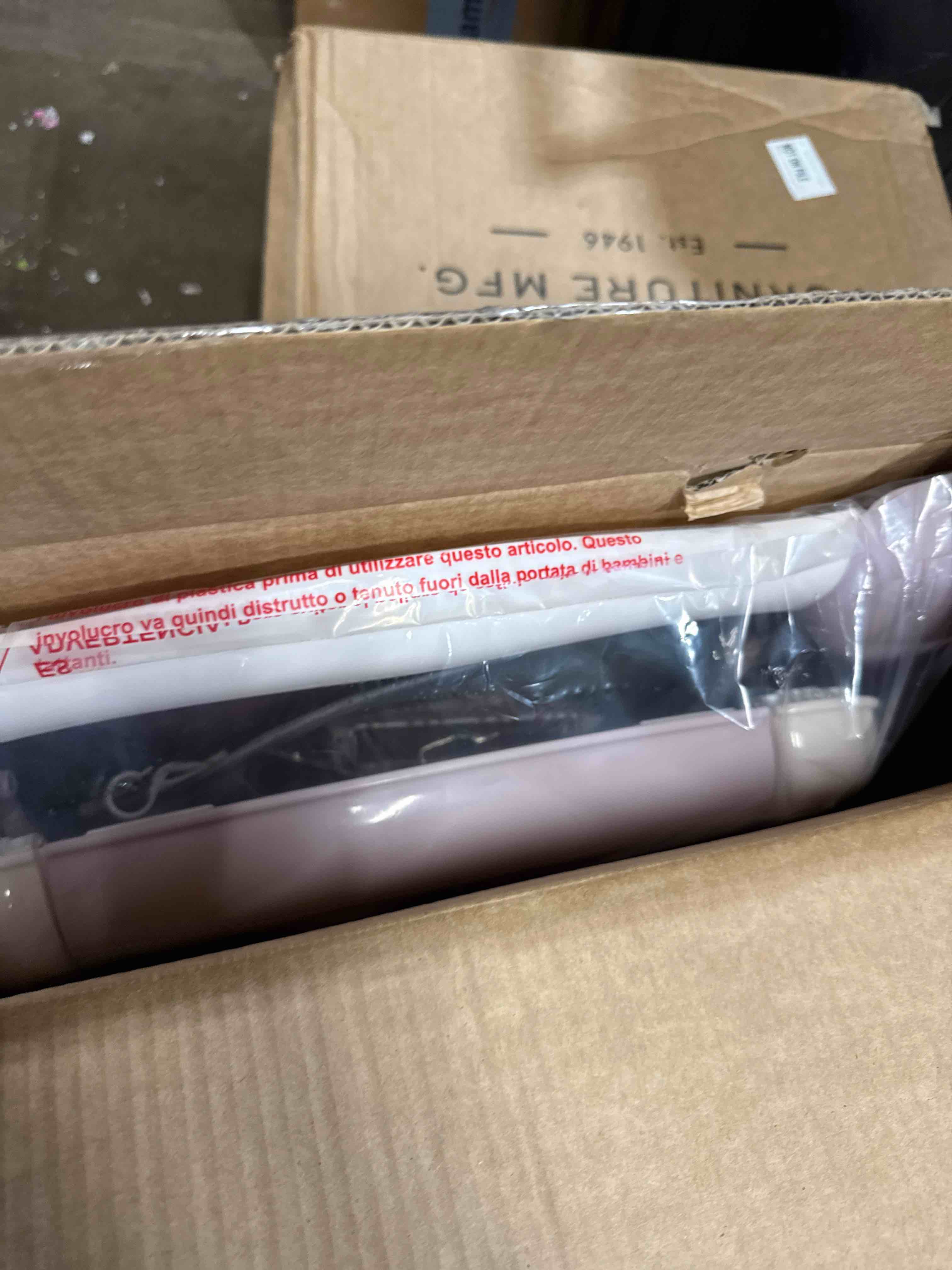 Condition photo showing New/Like New for 5 in 1 Foldable Baby Walker,Activity Baby Walker-Baby Bouncer,Rocker,Activity Center,Seat and Push Walker,Detachable Footrest Mat,Adjustable Speed Rear Wheels and Height,Ages 6-18 Months ( One in stock is PURPLE)