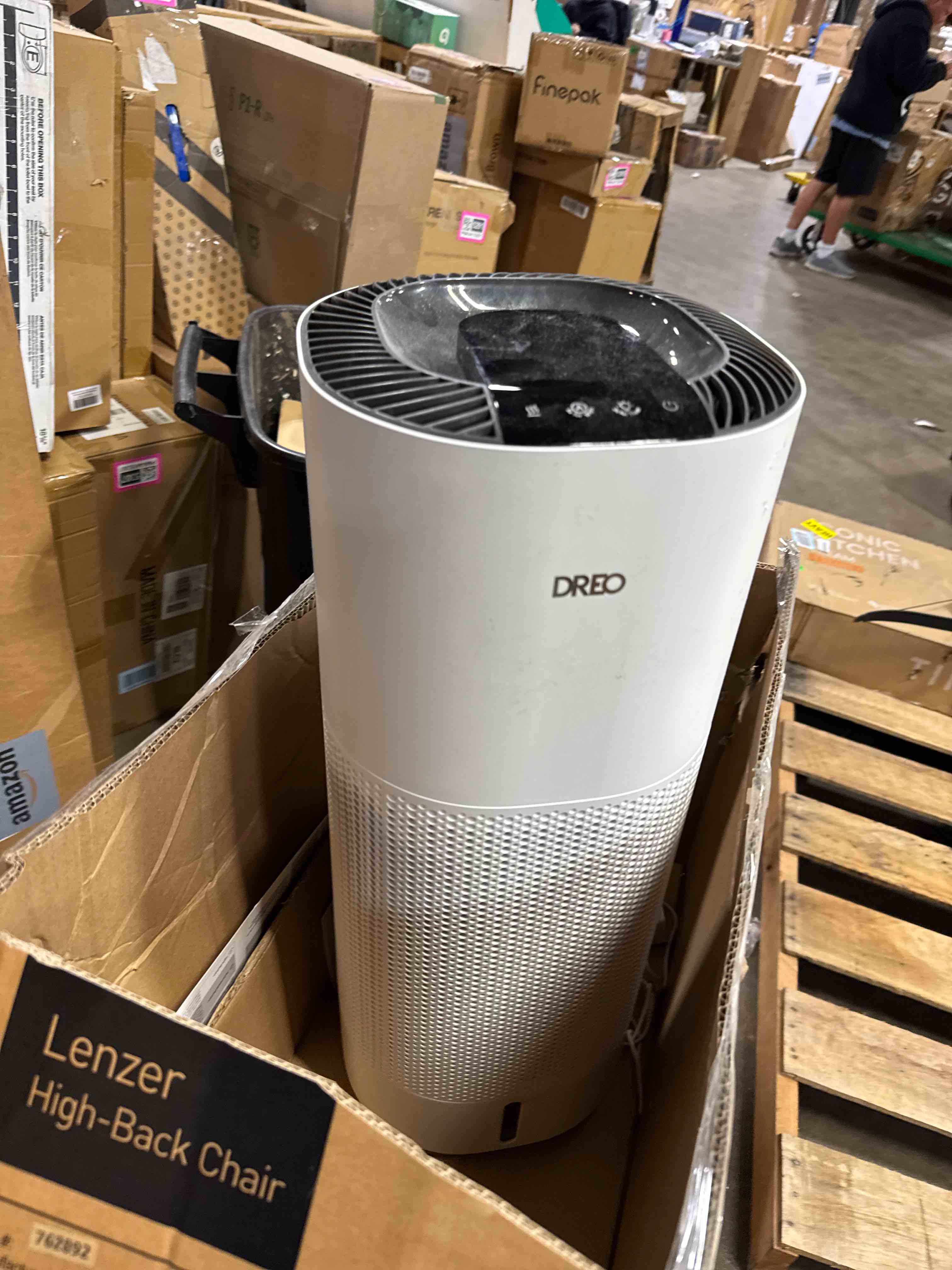 Condition photo showing Good Condition for DREO Smart Evaporative Humidifier Large Room up to 1000ft², 800ml/h High Output Air Humidifiers for Bedroom, 10L, 50H Long Runtime with Precise Humidification for Plants, Home, Office, White, HHM774S