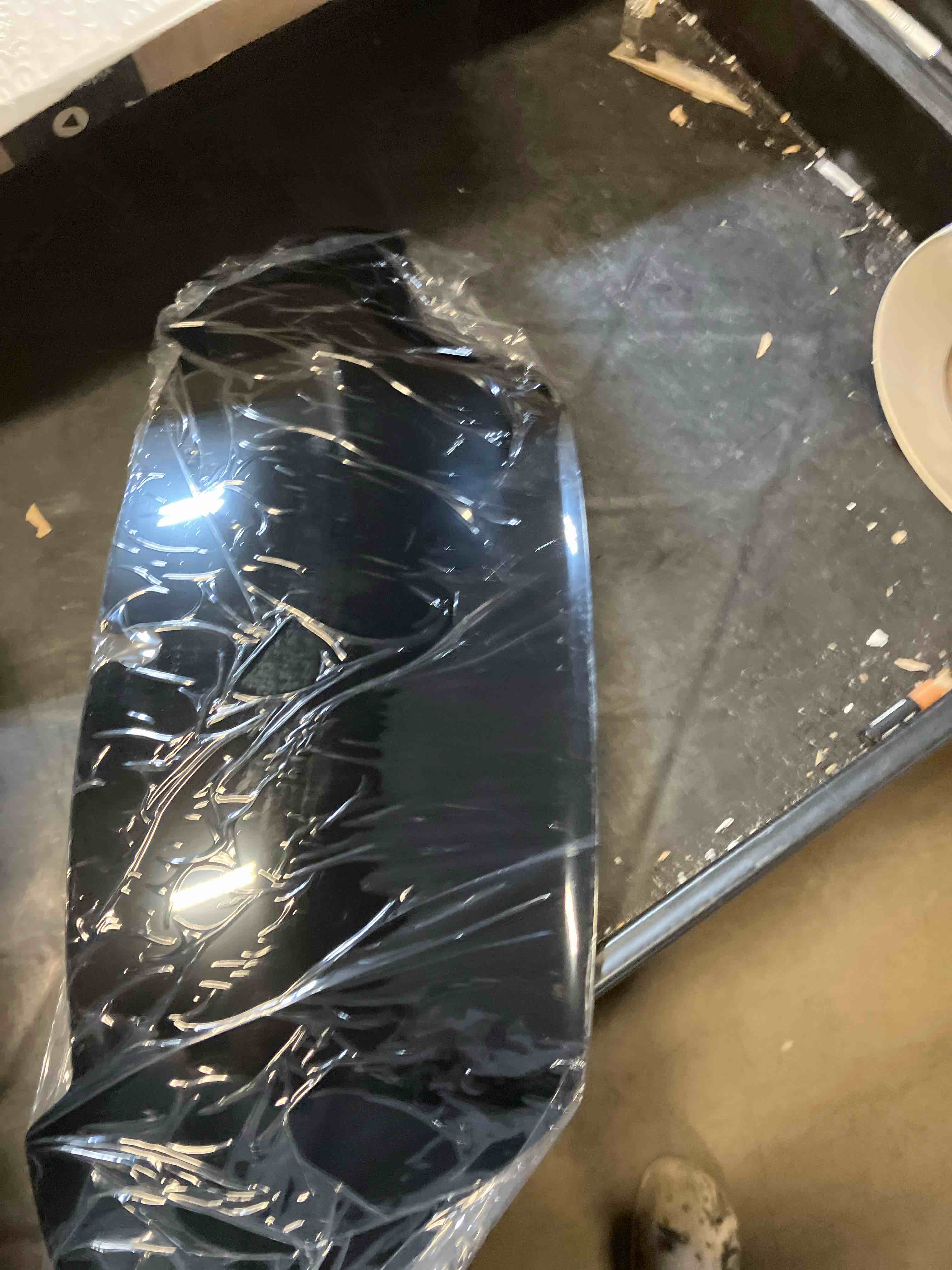 Condition photo showing New/Like New for Black 7” Motorcycle Wave Windshield Windscreen Compatible for Harley 2014-2024 Harley Davidson Touring Street Glide/Electra Glide/Ultra Limited/Tri Glide FLHT FLHX FLHXS FLHTK 7" Black