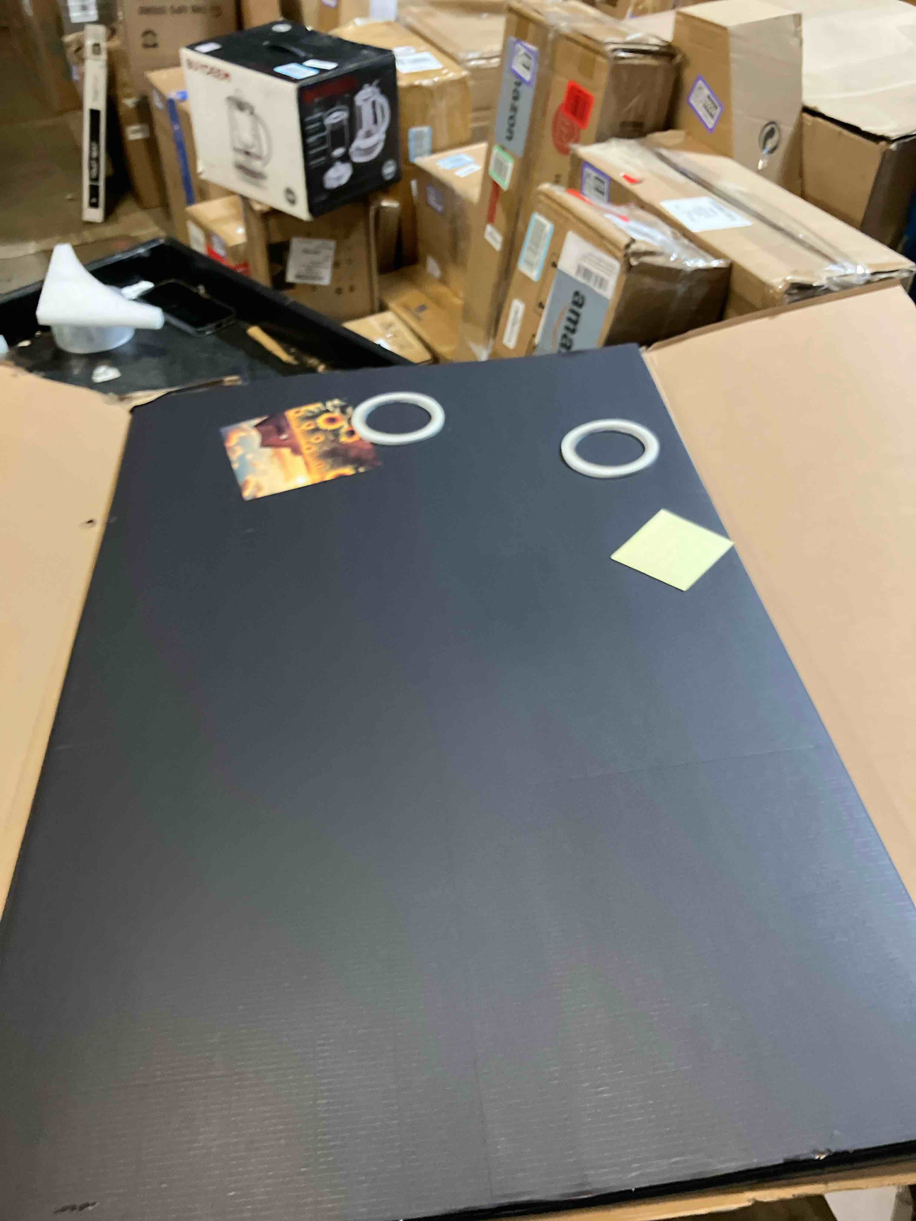 Condition photo showing Good Condition for Flipside Products 36” x 48” Project Boards for Presentations, Science Fair, School Projects, Event Displays and Trifold Picture Board, Proudly Made in USA - Black - 10 Pack