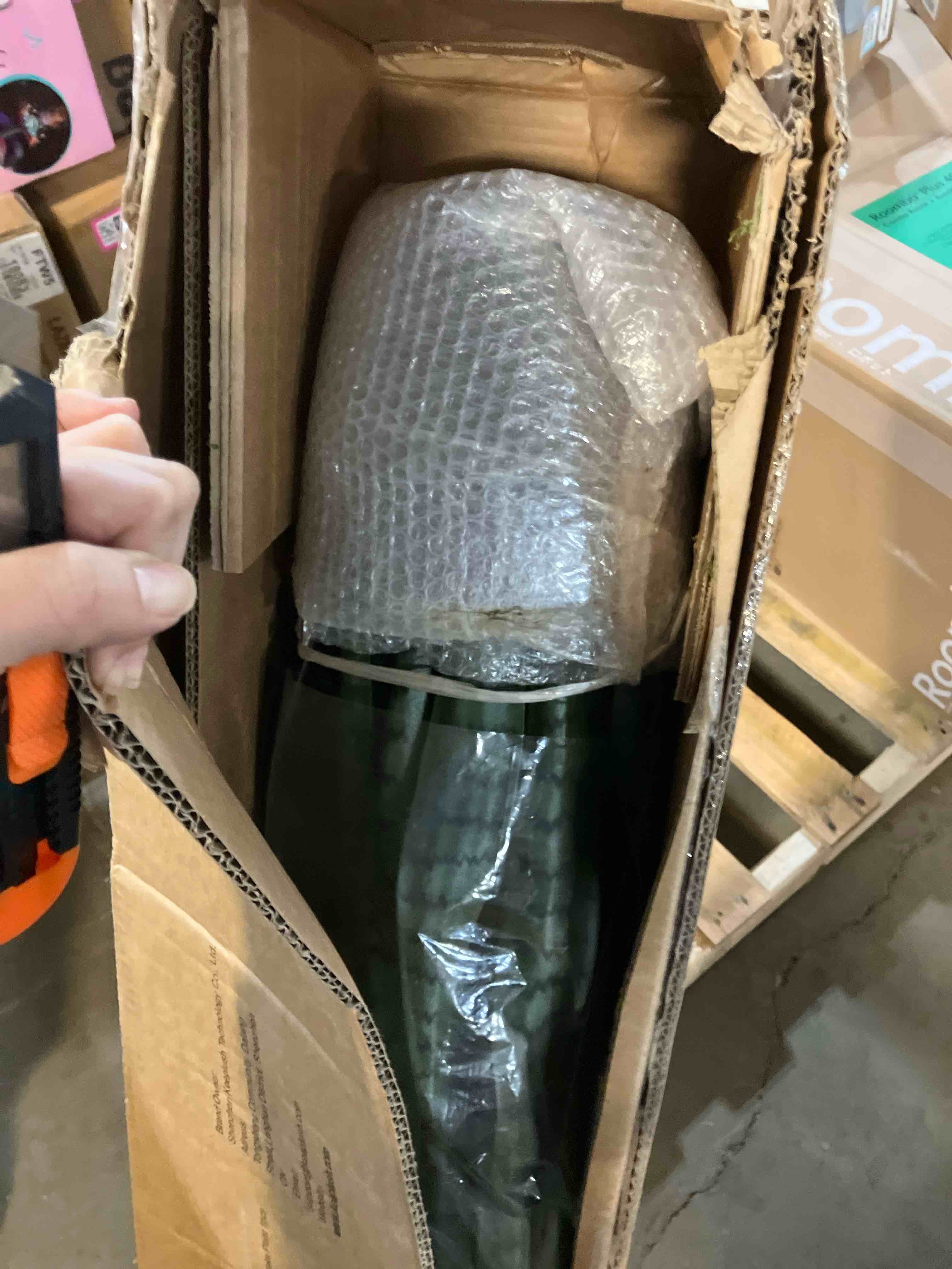 Condition photo showing Good Condition for 4ft Artificial Snake Plant – 46in Faux Sansevieria Plants, Fake Floor Plant for Indoor Outdoor, Front Porch Patio Home Office Decor, Mother-in-Law’s Tongue, Green 1Pcs Green 46"