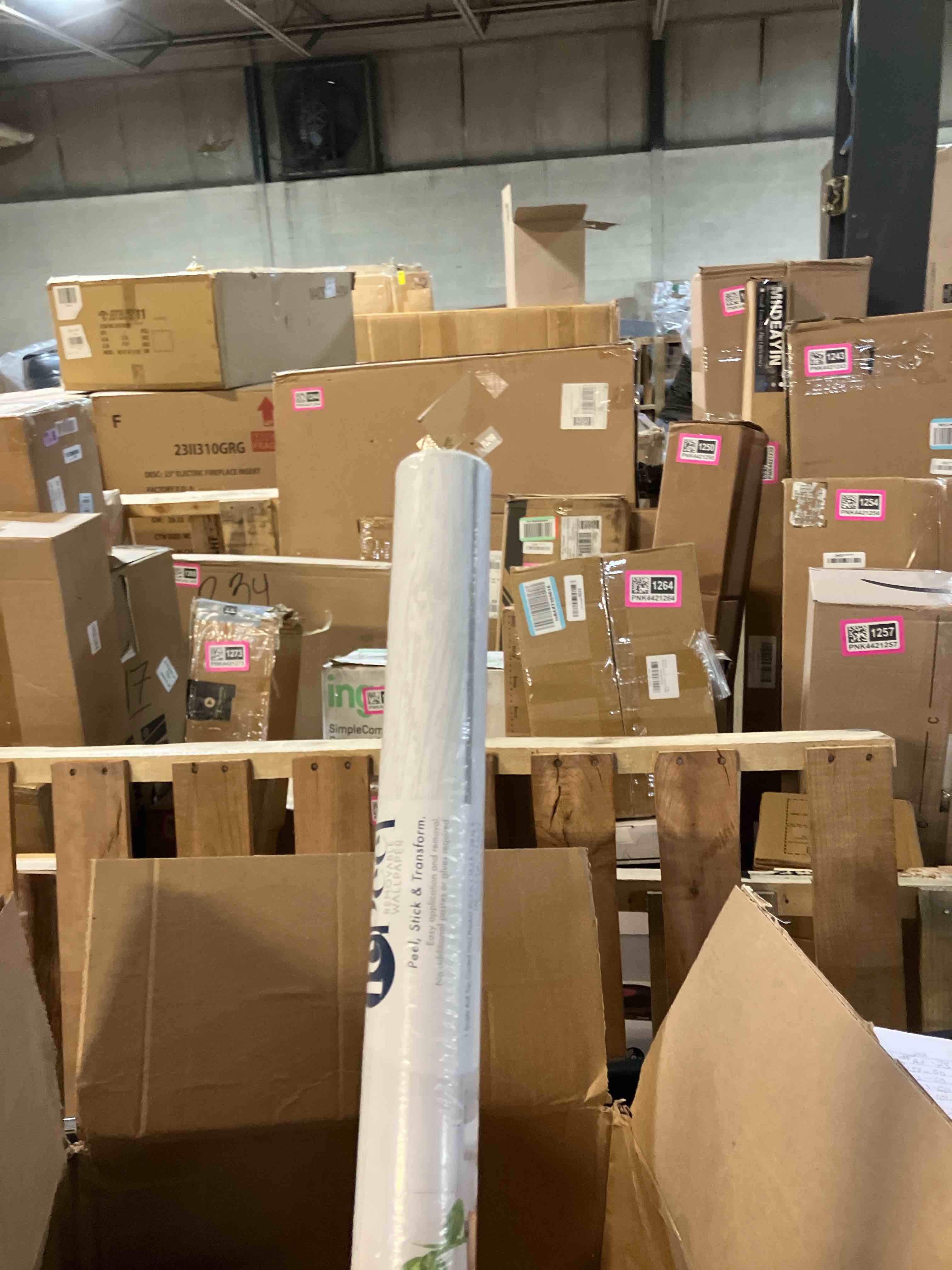 Condition photo showing New/Like New for REPEEL White-Washed Textured Shiplap Planks | Designer Removable Peel and Stick Wallpaper