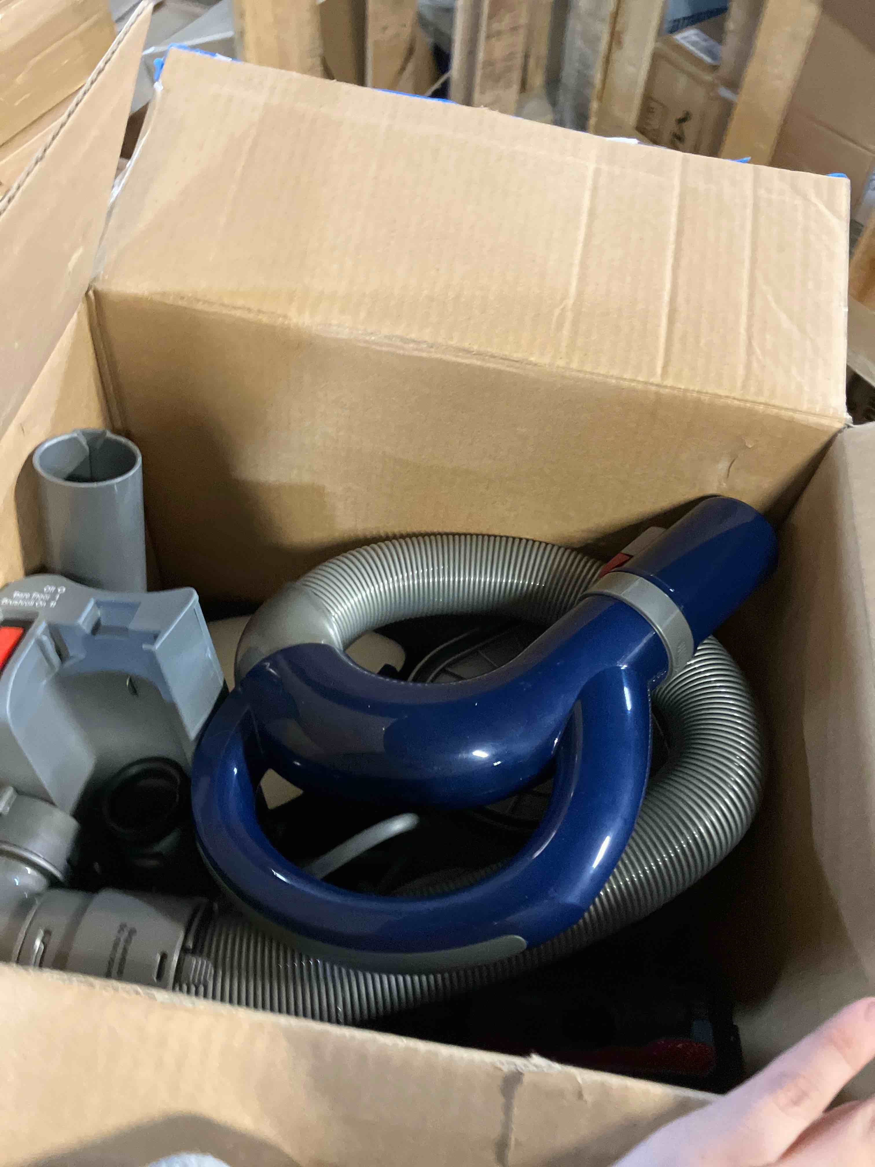 Condition photo showing Good Condition for Shark NV151 Navigator Swivel Pro Complete Upright Vacuum with HEPA Filtration, Swivel Steering, Pet Power Brush, Crevice Tool & Upholstery Tool, for Pet Hair & Multi-Surface Cleaning, Navy
