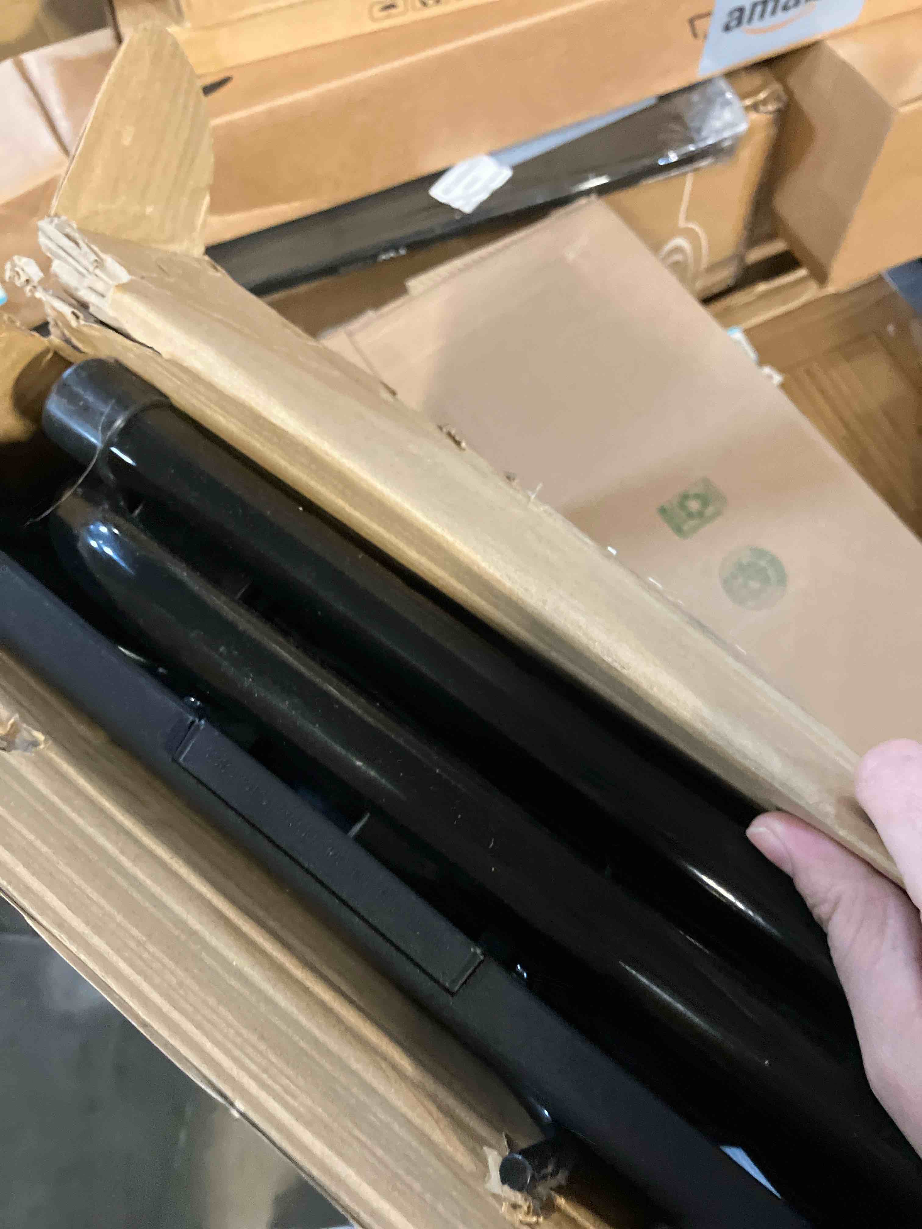 Condition photo showing Good Condition for Rubypin Multifunction TV Tray Table - Folding TV Tray on Bed & Sofa with Cup Holder, Comfortable Folding Table with 6 Height & 3 Tilt Angle Adjustments (Black)