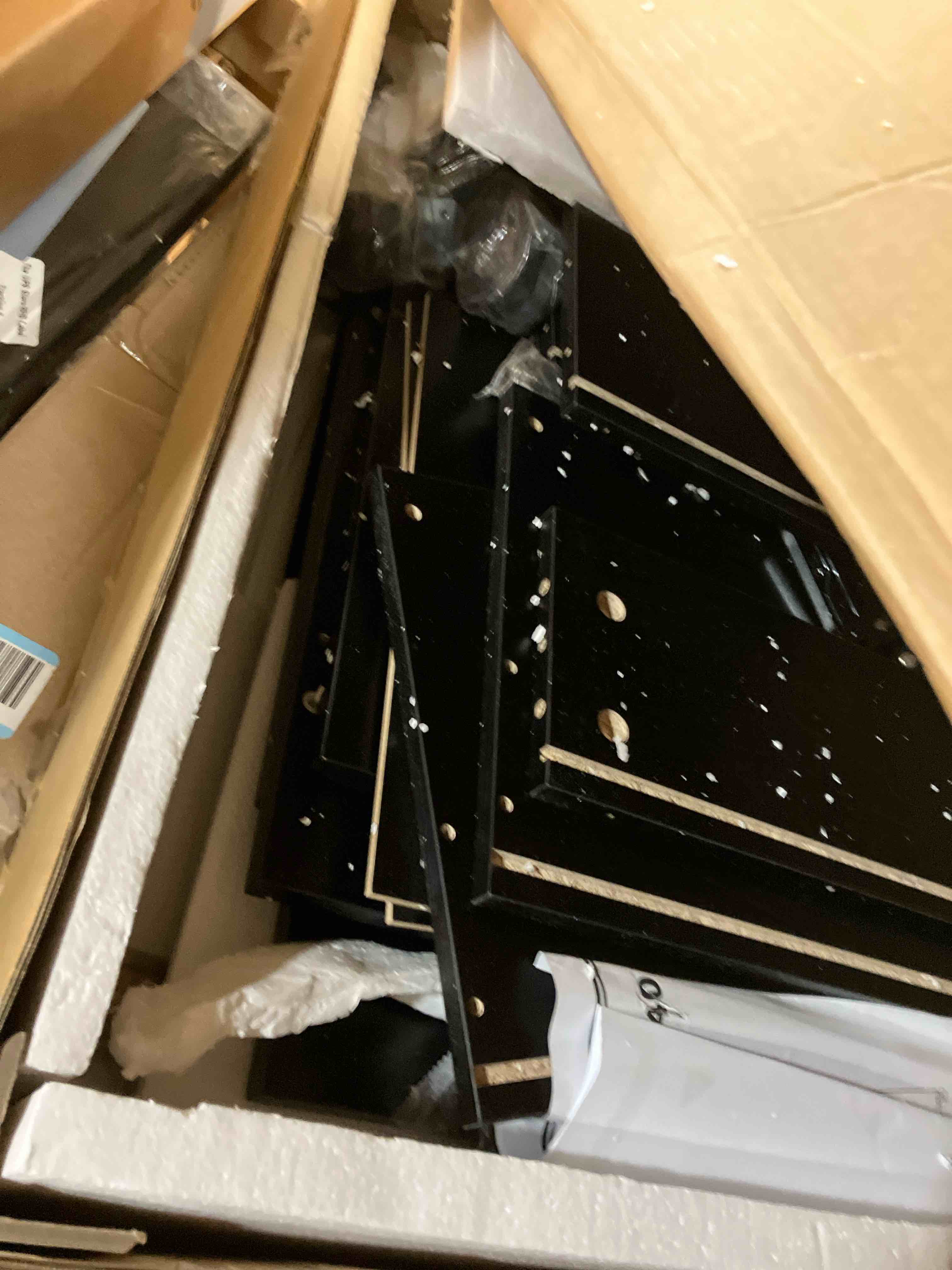 Condition photo showing Good Condition for VASAGLE 2-Drawer File Cabinet, Small Rolling Filing Cabinet for Home Office, Printer Stand, for A4, Letter-Size Documents, 15.7 x 16.5 x 27.6 Inches, Matte Black UOFC040B16