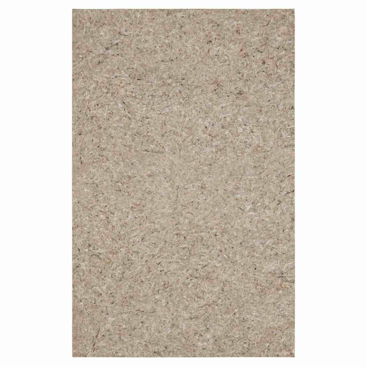 1/2 inch comfort cushion polyester rug pad, grey