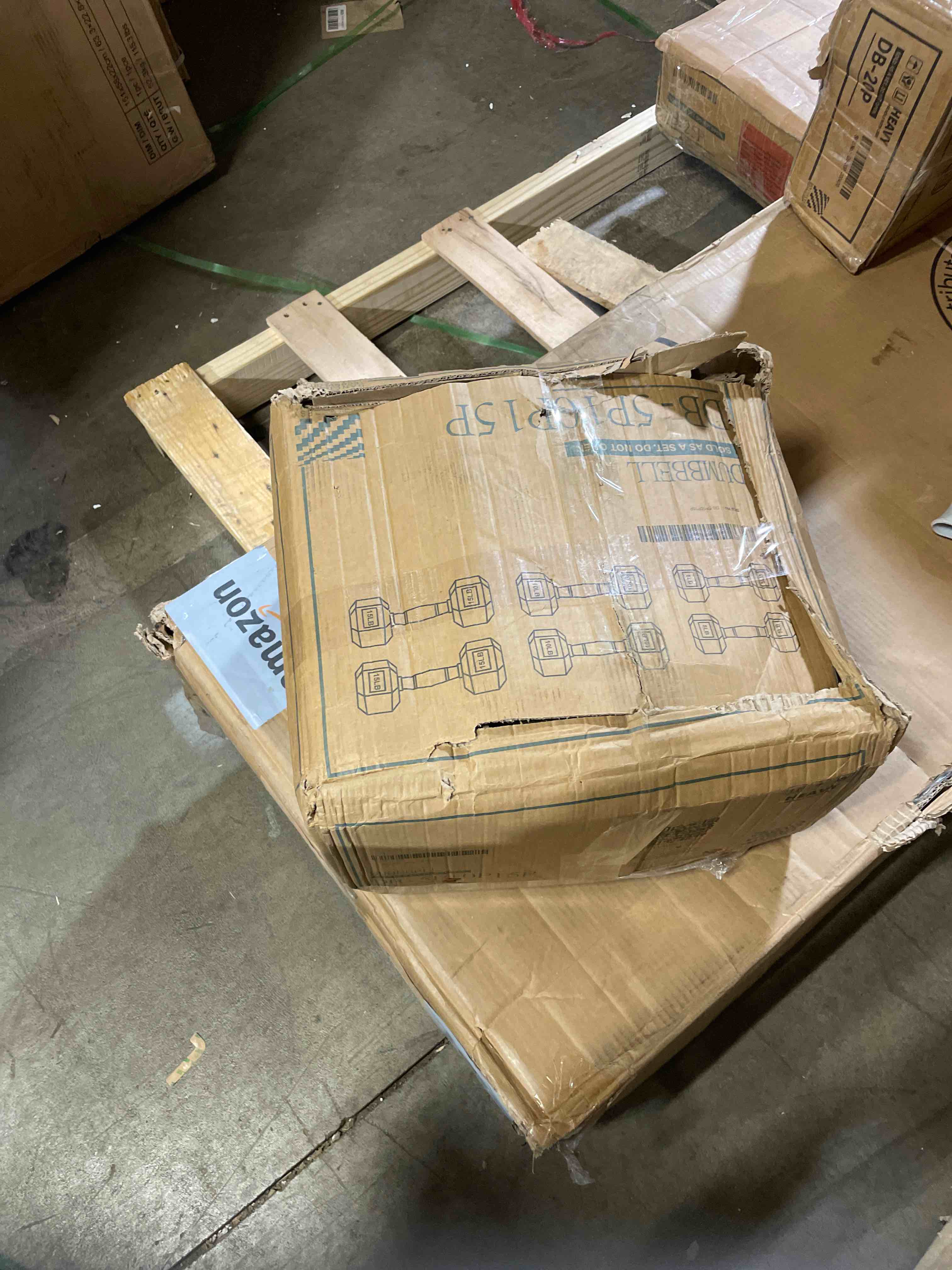 Condition photo showing Good Condition for HEXAGONAL DUMBBELLS, RUBBER COATED FOR EXERCISE AND FITNESS, MULTIPLE SIZES--ONLY SUPPORTS SELF PICKUP