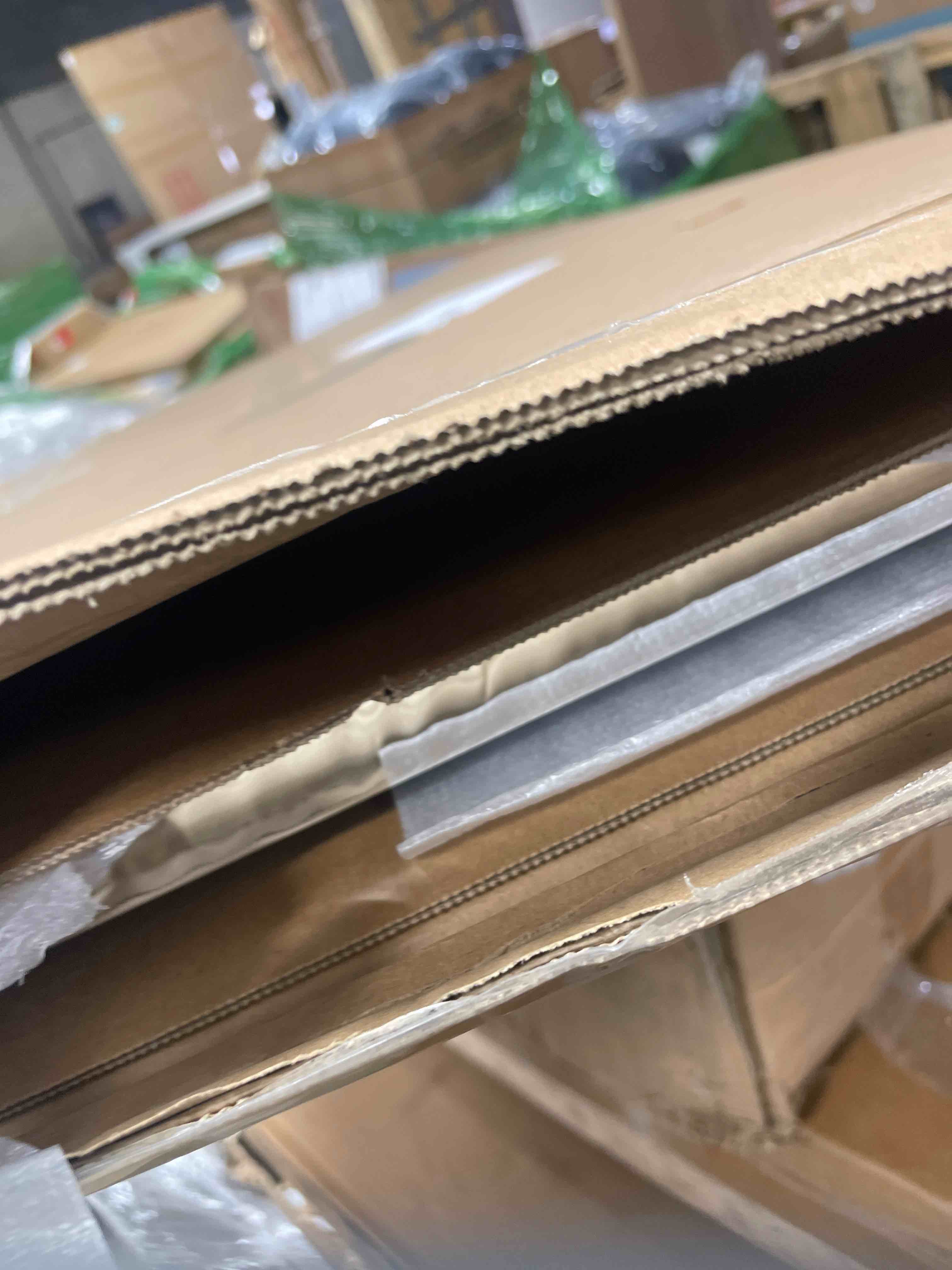 Condition photo showing New/Like New for Glassless Large Mirror Shatterproof Unbreakable Wall Mirror for Gym, Dance Studio, Home Workout Room – 0.04mm Nano Film – Black 26" x 60"