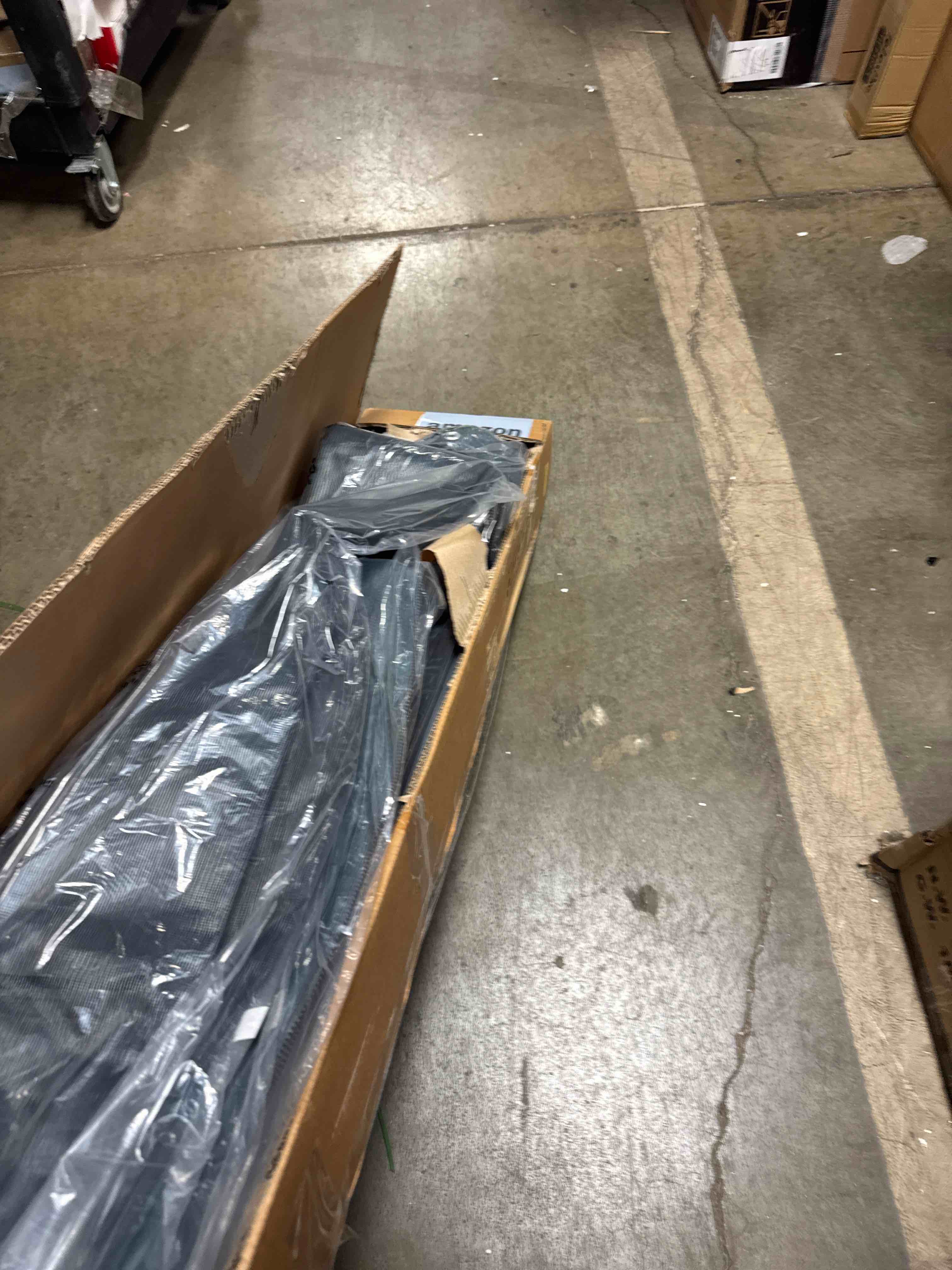 Condition photo showing Good Condition for HOTEEL 10x10 Gazebos for Patios, Canopy Tent Outdoor Gazebo Backyard Gazebo Patio with Mosquito Netting and Double Roof for Party, Wedding, BBQ and Event, Gray ( 3 Boxes Total, MISSING BOX 1 and 3)