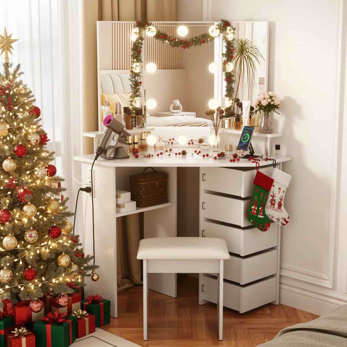 Greyden Tri-Fold Vanity, BOX A ONLY*