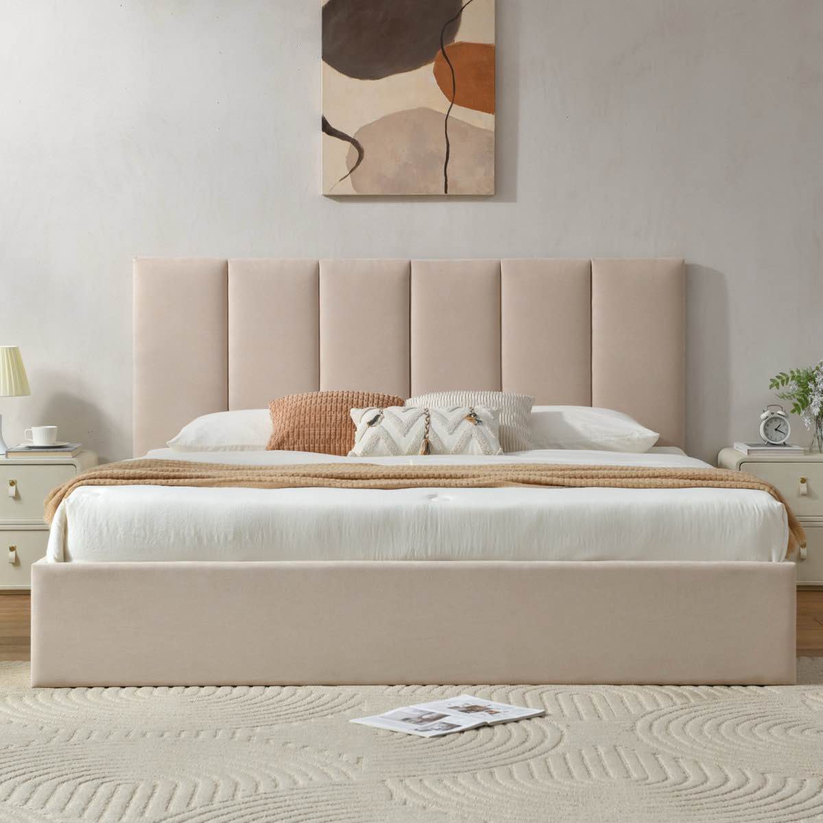 Juanetta Hydraulic Lift Up Storage Upholstered Platform Bed By Latitude Run®