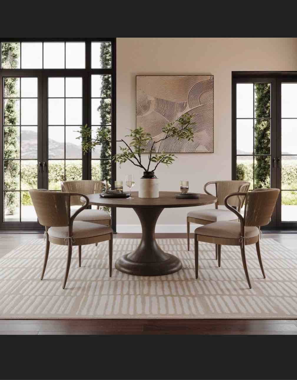 is the nuLOOM Kailani Geometric Machine Washable Indoor Area Rug- 5x8 Cream