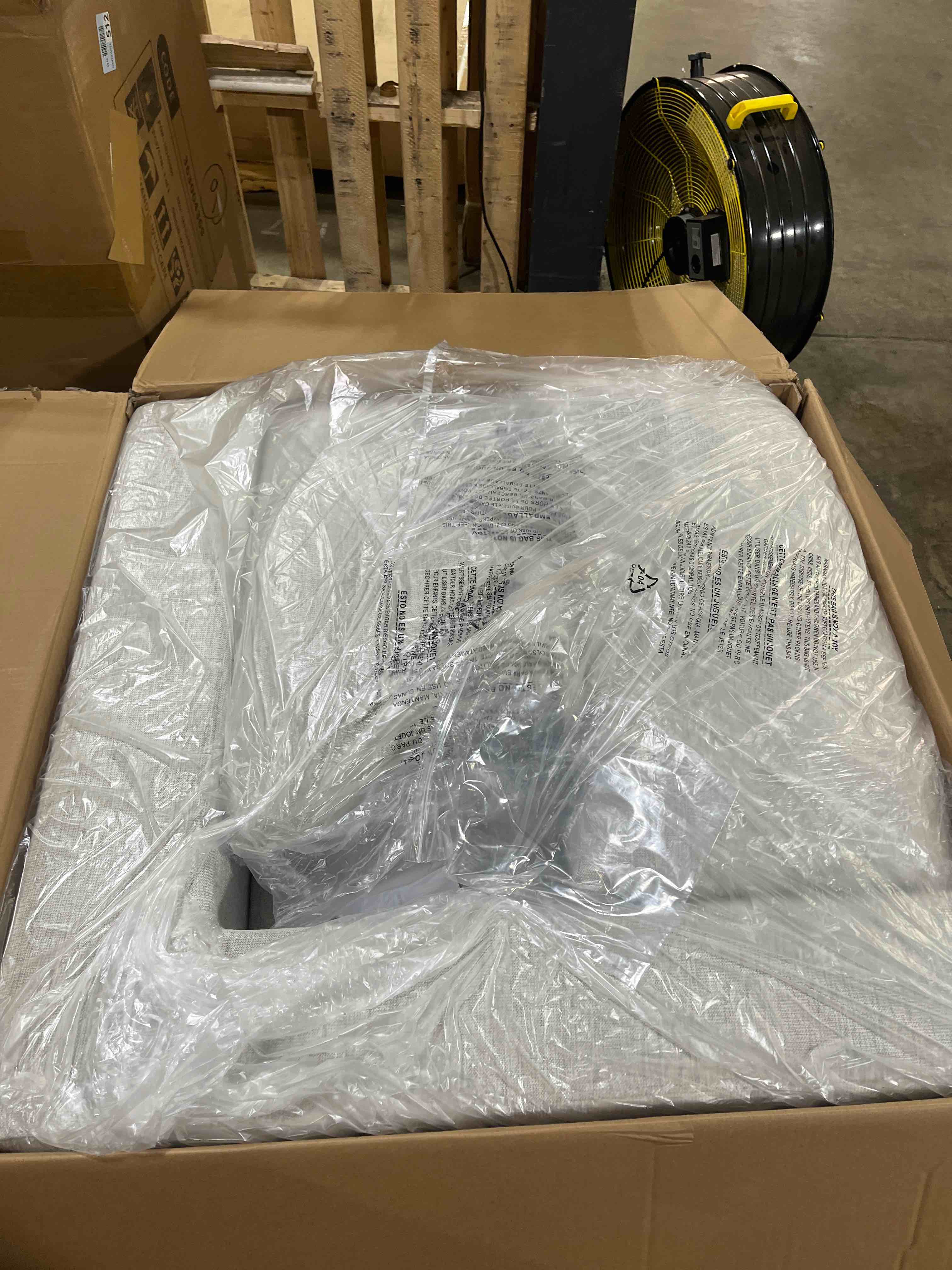 Condition photo showing Good Condition for  modular sectional sofa, l-shaped luxury couch set 4 seats l shaped comfy couch with 2 free pillows chaise, could sofa indoor furniture for living room, apartment,office minsk gray (corner section only)
