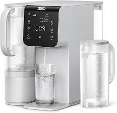 dreo reverse osmosis water filter countertop, 7-stage ro water filtration system, installation-free, reduce tds, water filter pitcher for home, kitchen, 3:1 pure to drain, wf511 upgraded