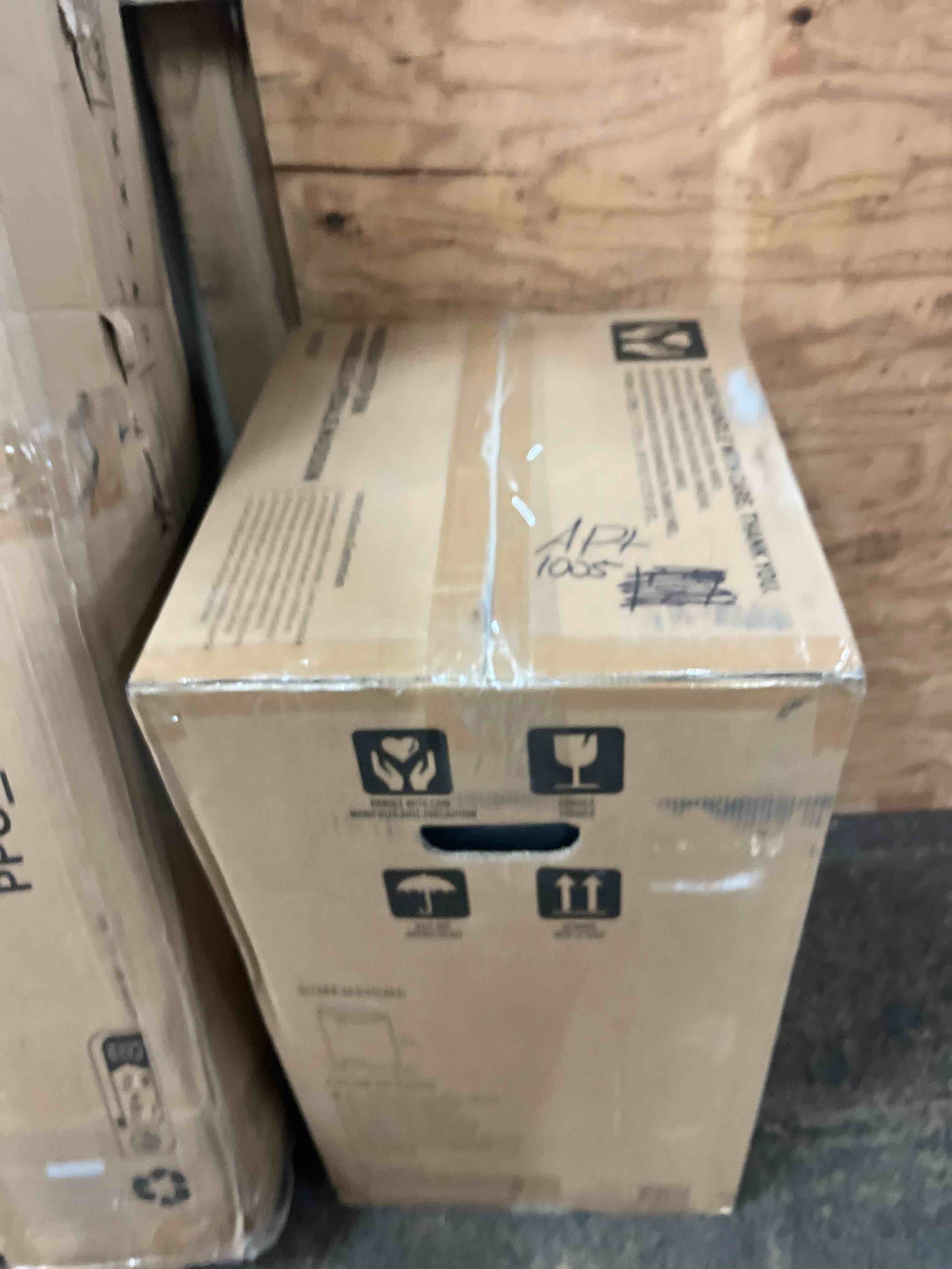 Condition photo showing New/Like New for eko stainless steel 50l madison step trash can matte: kitchen garbage can, 13 gallon, indoor, silver, spot clean