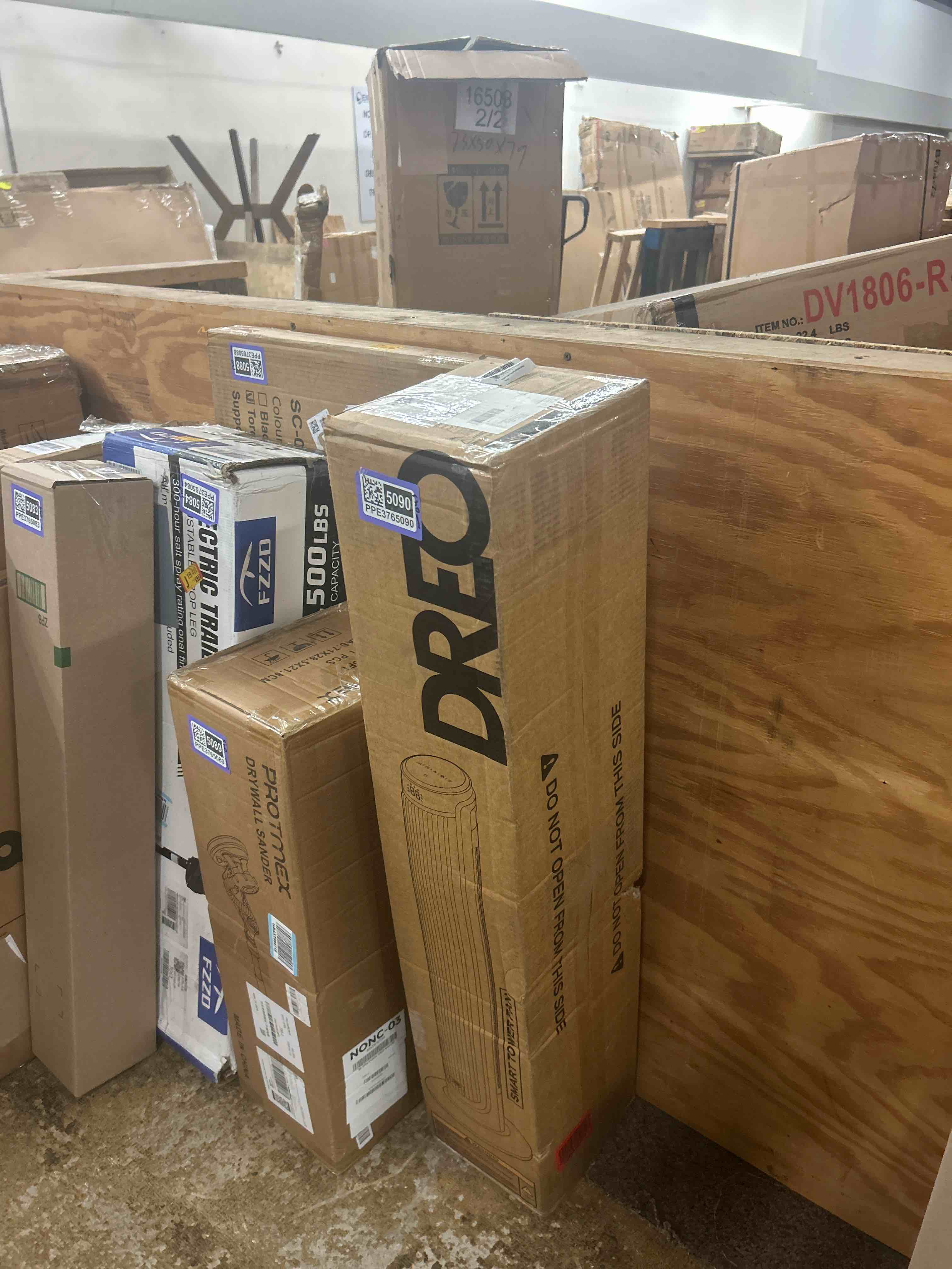 Condition photo showing New/Like New for dreo smart tower fan for bedroom, standing fans for indoors, 90° oscillating, 26ft/s velocity quiet floor fan with remote, 12h timer, voice control fans for indoors, compatible with alexa