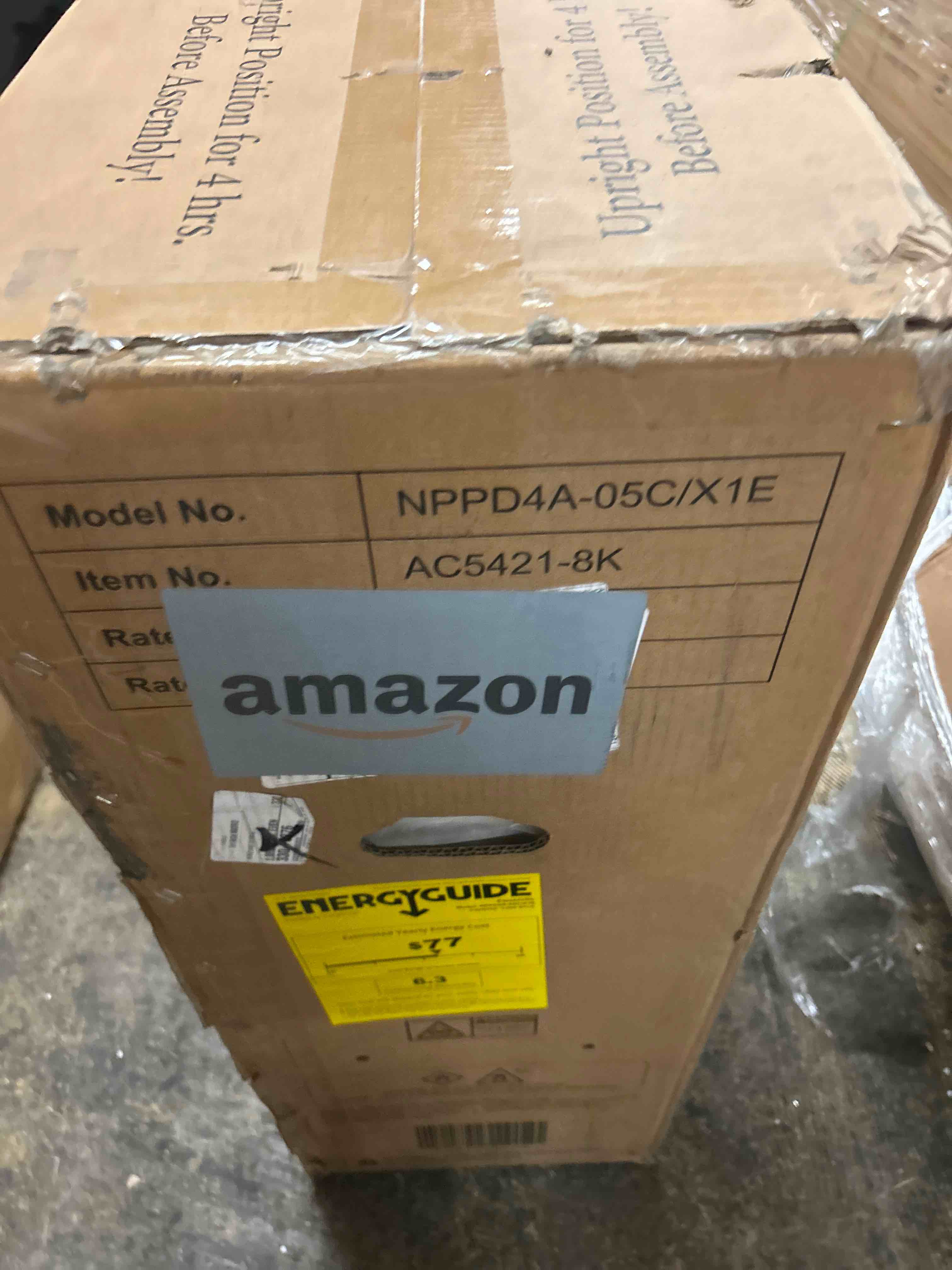 Condition photo showing New/Like New for coolblus portable air conditioners, 8400 btu air conditioner cools up to 340 sq.ft, 3 in 1 portable ac with remote, 24h timer, sleep mode, window kit & filter brush, no wall required, white-8400btu
