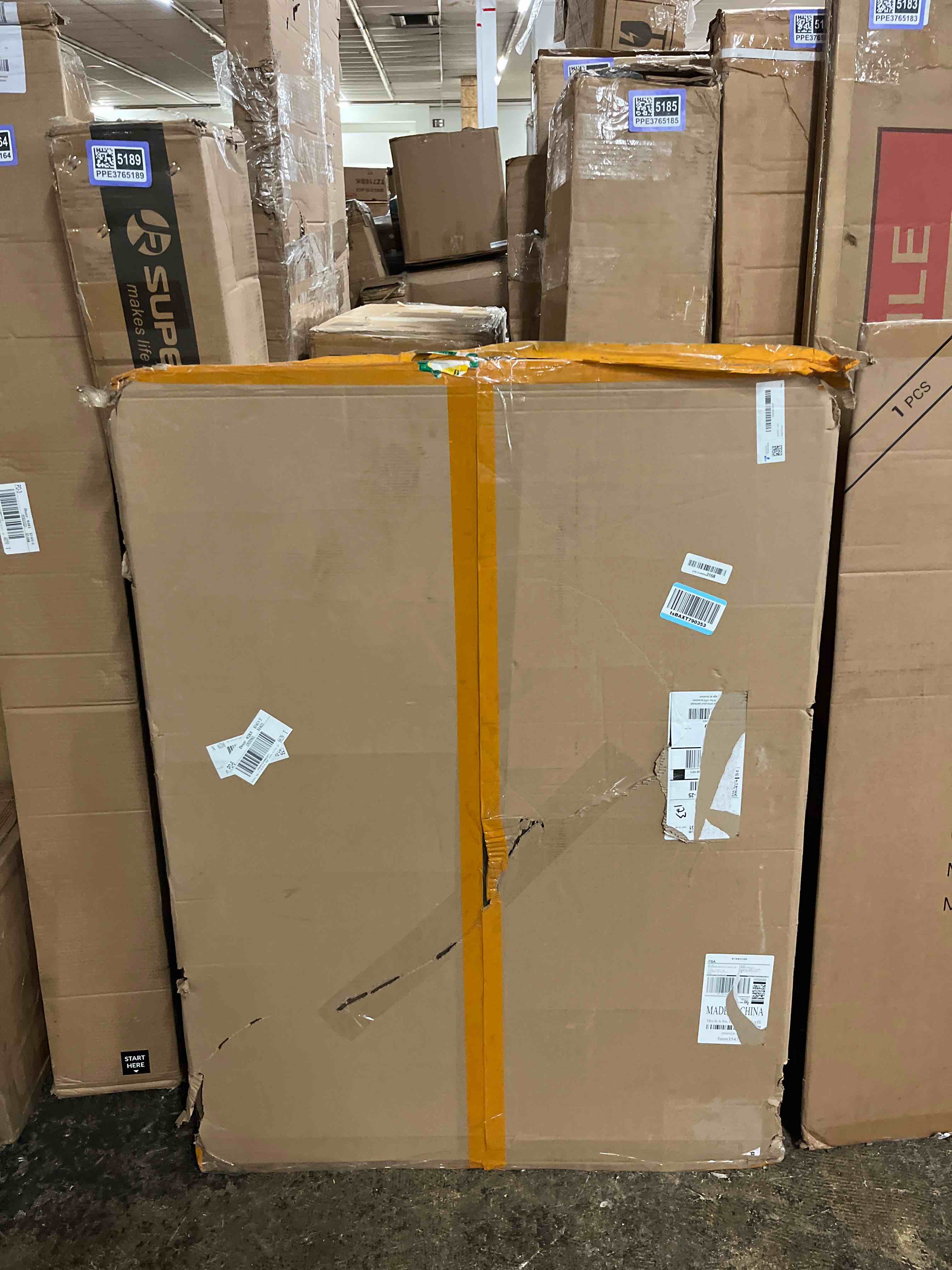 Condition photo showing New/Like New for [upgraded version] crystal clear 1/5" thick 47" x 35" heavy duty hard chair mat, can be used on carpet or hard floor