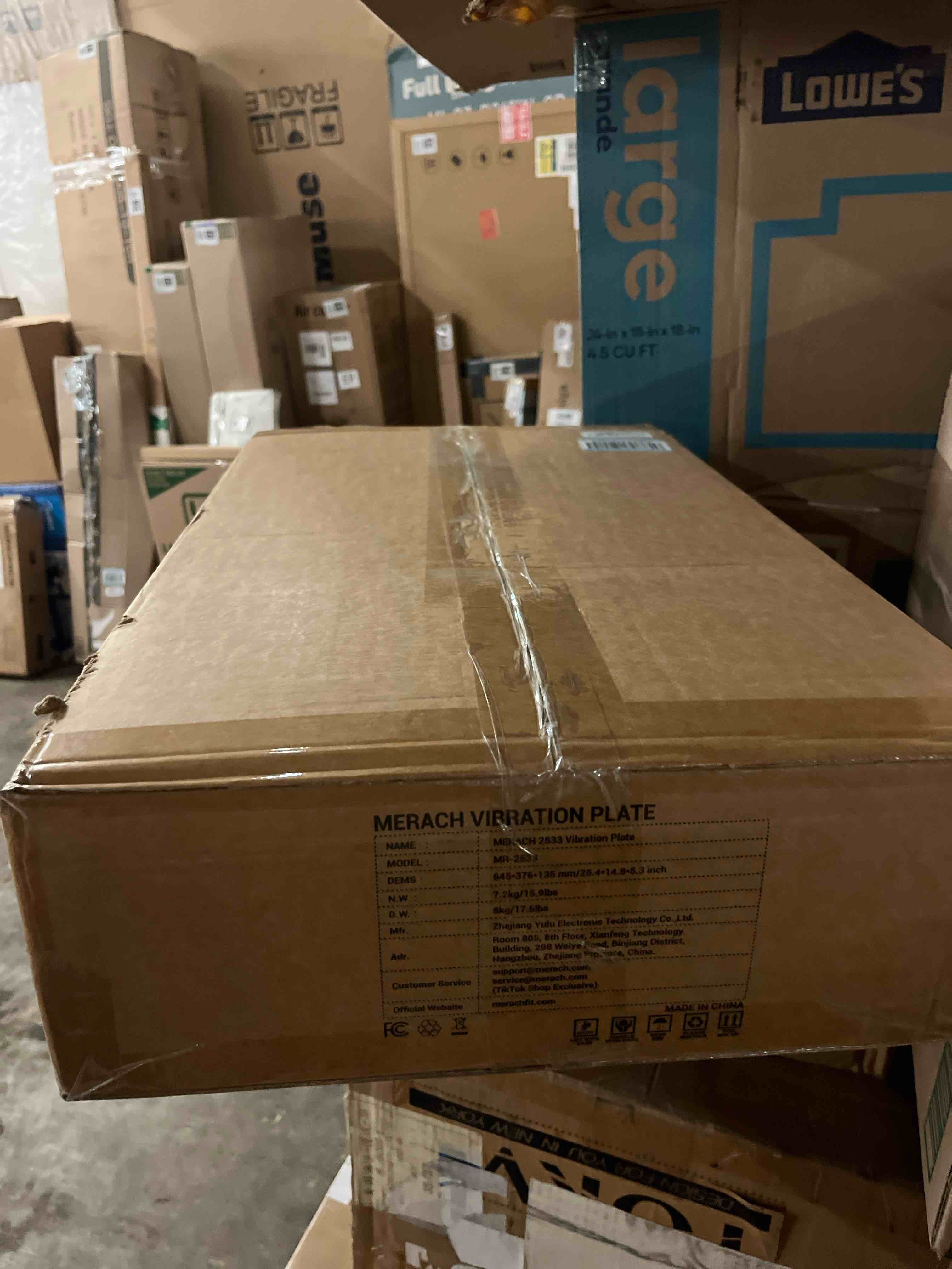 Condition photo showing New/Like New for merach vibration plate exercise machine, vibrating platform for lymphatic drainage weight loss muscle activation, full body home exercise equipment with led touch screen bluetooth pull cord