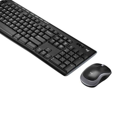 Condition photo showing New/Like New for logitech mk270 wireless keyboard and mouse combo for windows, 2.4 ghz wireless, compact mouse, 8 multimedia and shortcut keys, 2-year battery life, for pc, laptop - black