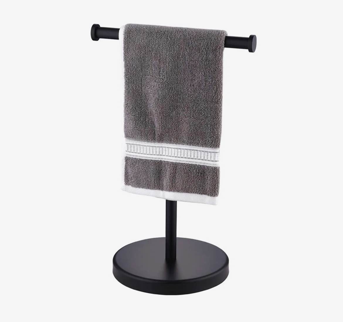 Condition photo showing New/Like New for modern 17 inch height countertop t shape towel stand