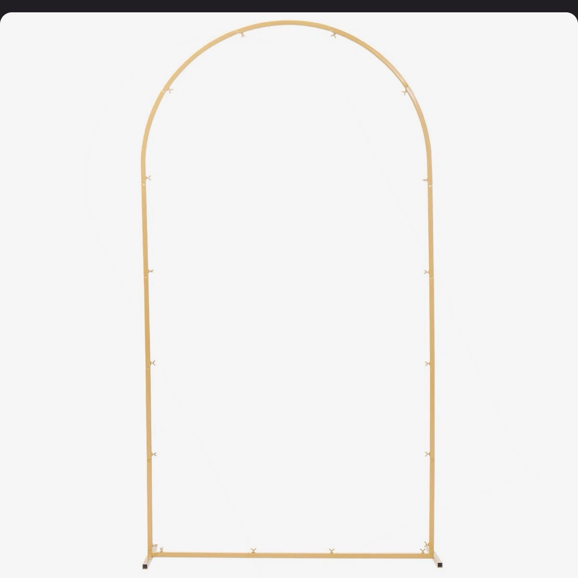Condition photo showing New/Like New for arch backdrop stand, 7.2 x 4 ft, stable structure, easy assembly