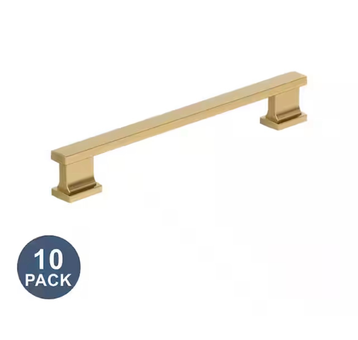 Condition photo showing New/Like New for 10-pack triomphe 6 5/16 in. 160mm classic champagne bronze bar cabinet pulls
