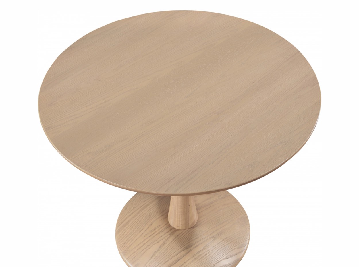 Condition photo showing New/Like New for meridian tulip wooden dining table 