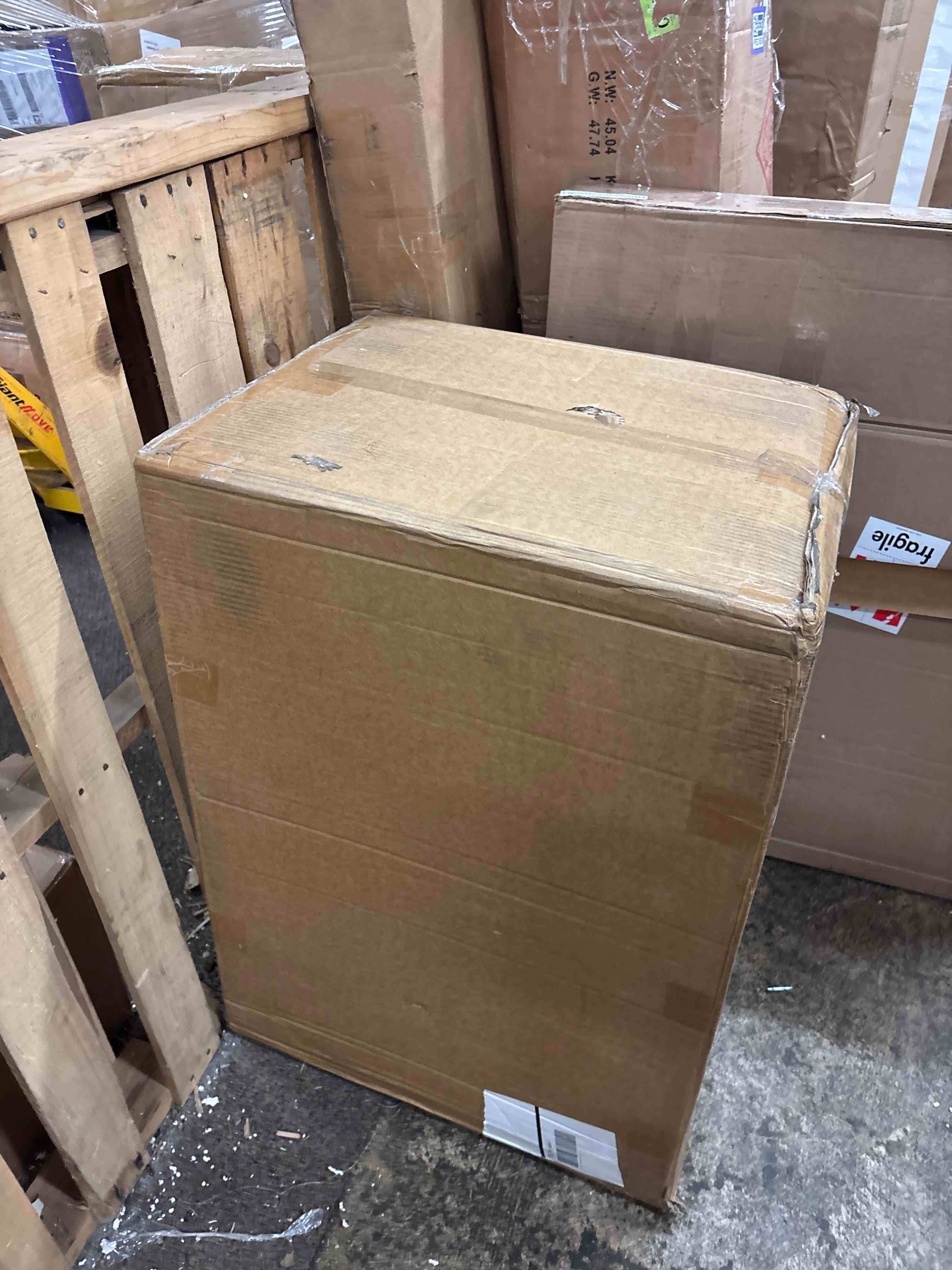 Condition photo showing New/Like New for outdoor kitchen drawers,stainless steel bbq drawer, 14" w x 20.5" h x 23" d flush mount triple access drawer for outdoor kitchen,bbq island