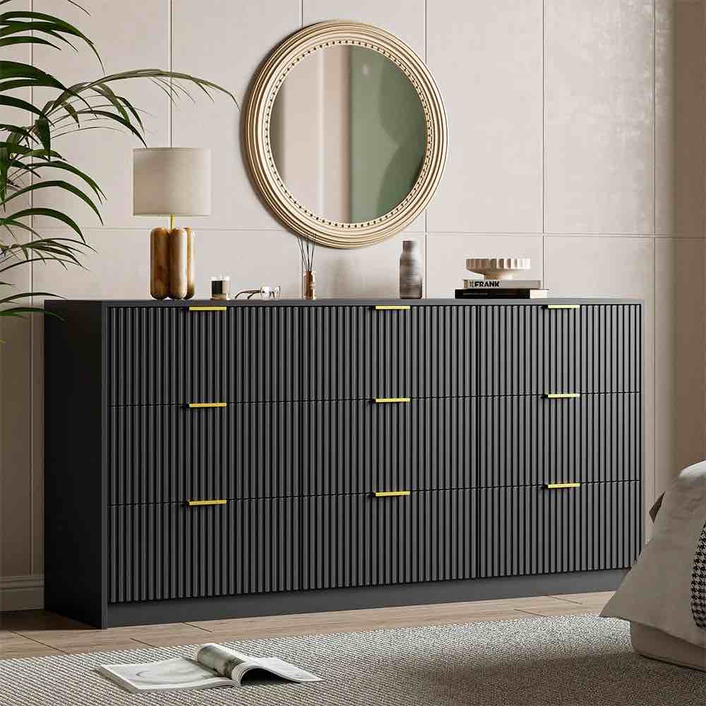 aphan 9 - drawer dresser, 63" w