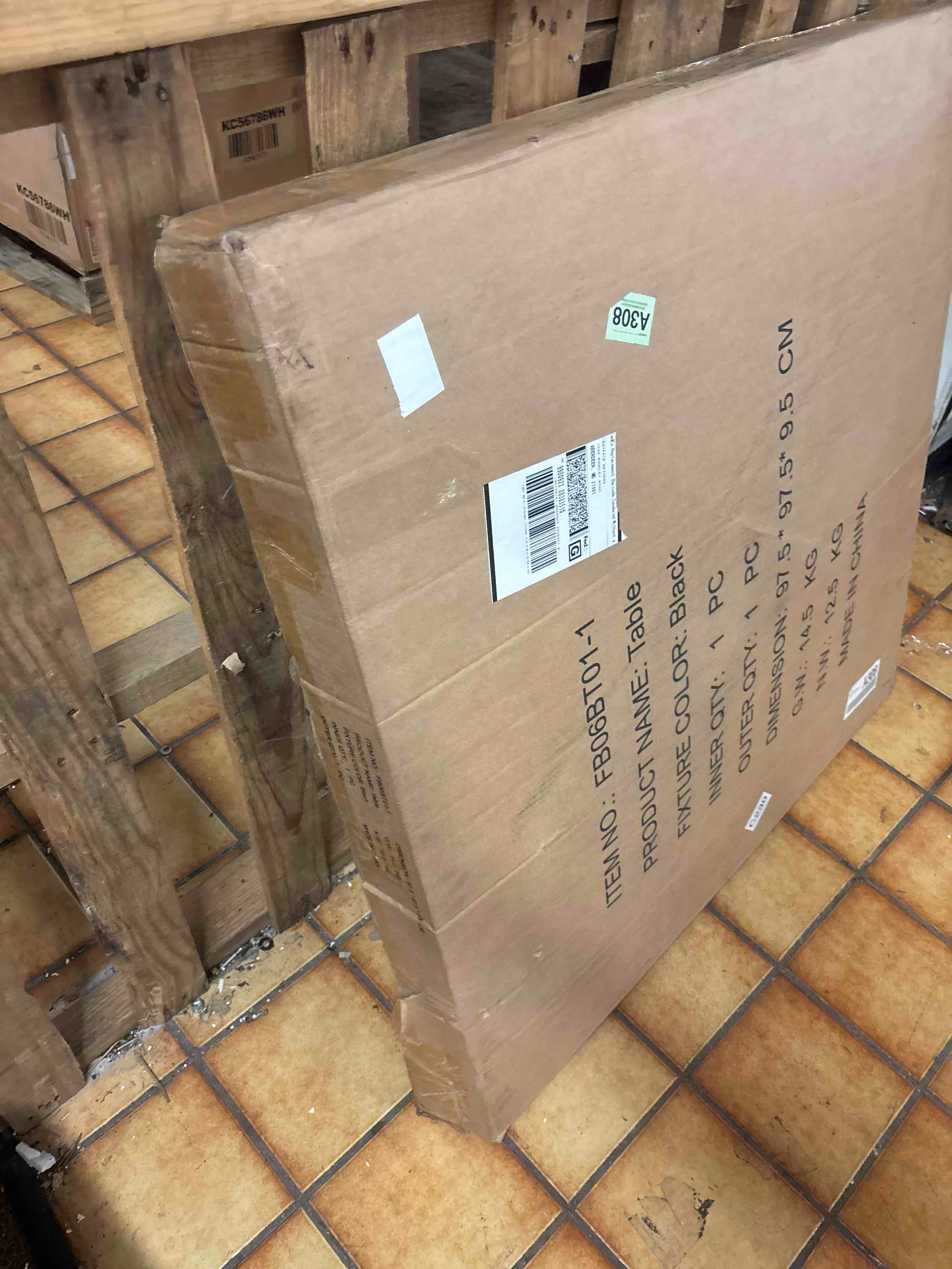 Condition photo showing New/Like New for crestlive products outdoor all-weather patio dining table