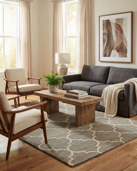 5' 1'' x 8' Luna Wool Rug