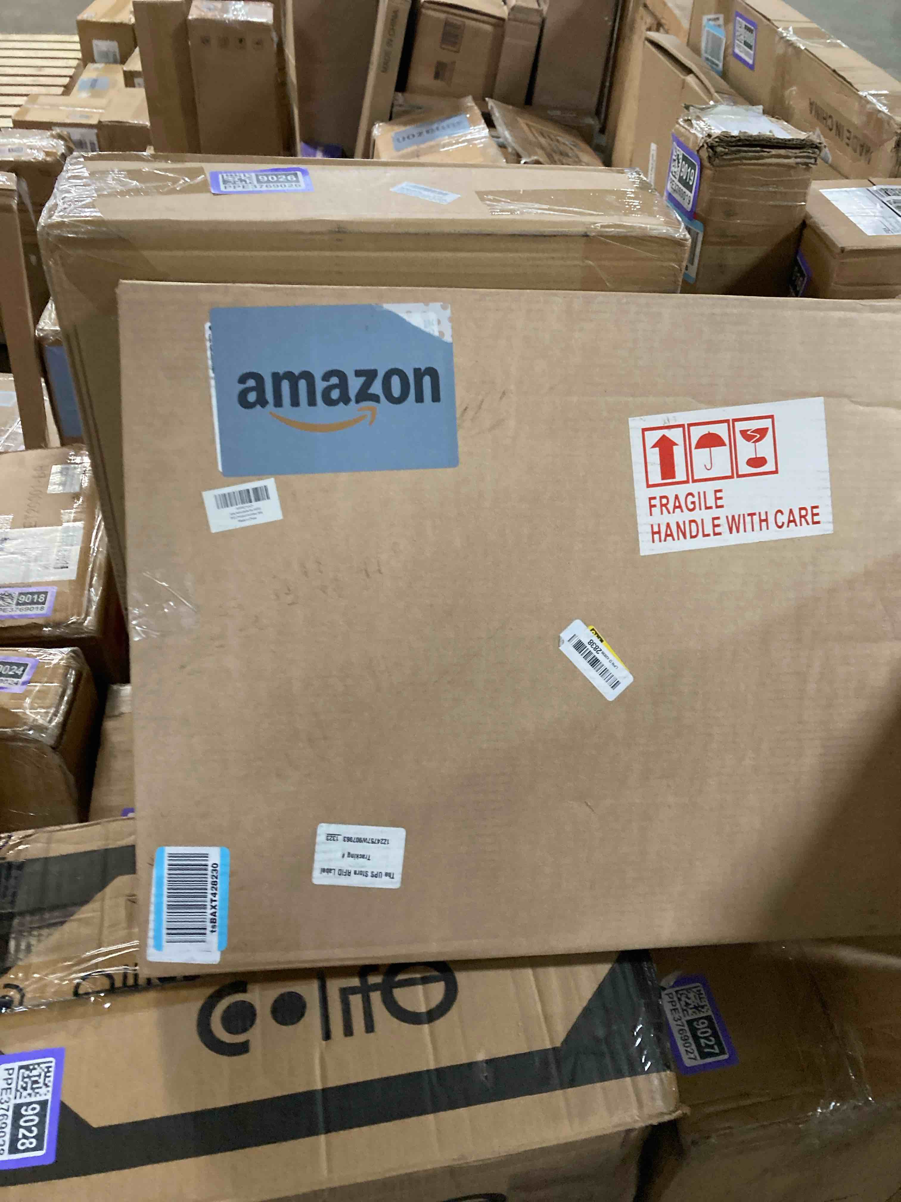 Condition photo showing New/Like New for 16x20 Small Shadow Box Frame, Jersey Frame Display Case with Grade A Natural Pine Wood Acrylic Front Jersey Frame for Soccer Basketball Baseball Shirts, Black