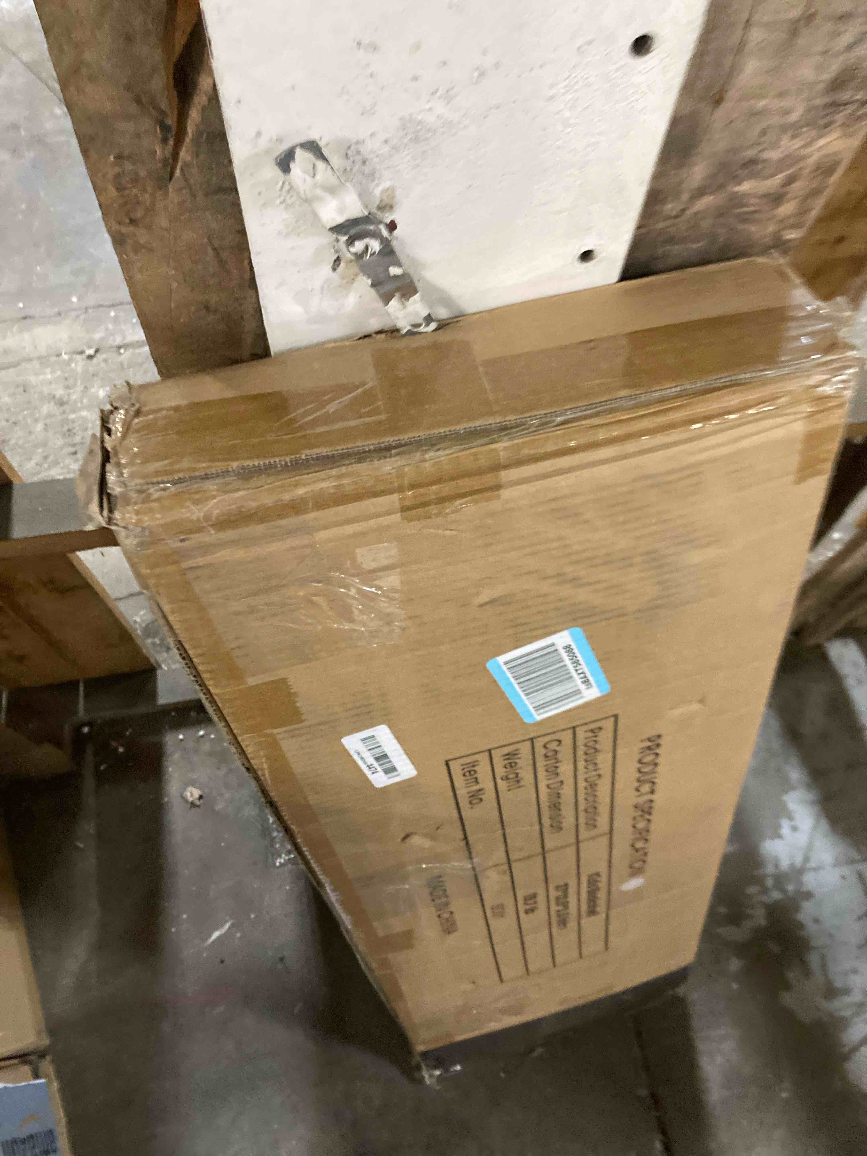 Condition photo showing New/Like New for SEIRIONE Sturdy Kids Bookshelf, Children Display Rack, 4 Sling and 2 Storage Boxes for Toys Organizer, White/Wood Texture