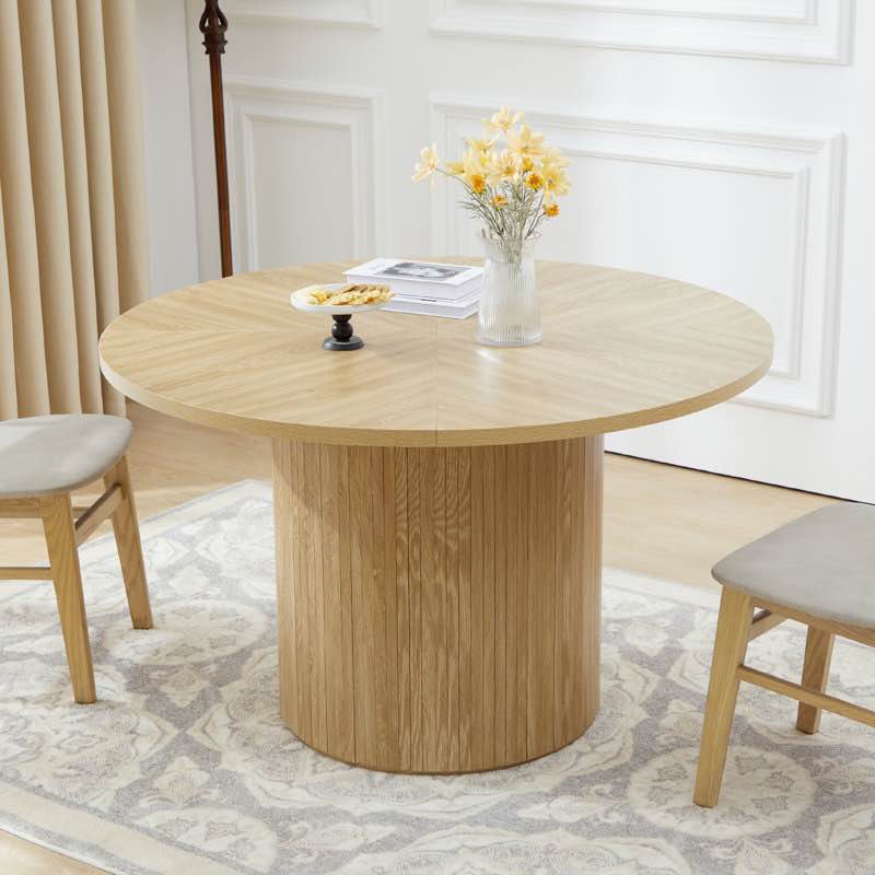 cuji 47'' round pedestal dining table (base only)