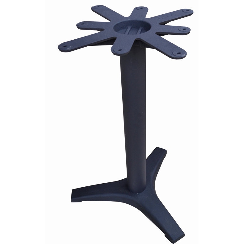 27" 3 Prong Cast Iron Dining Height Pedestal Table Base with 17" Top (2 pack) (only base plates)