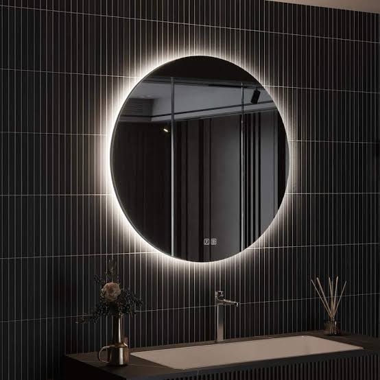 tempered LED bathroom mirror 32in MA05R