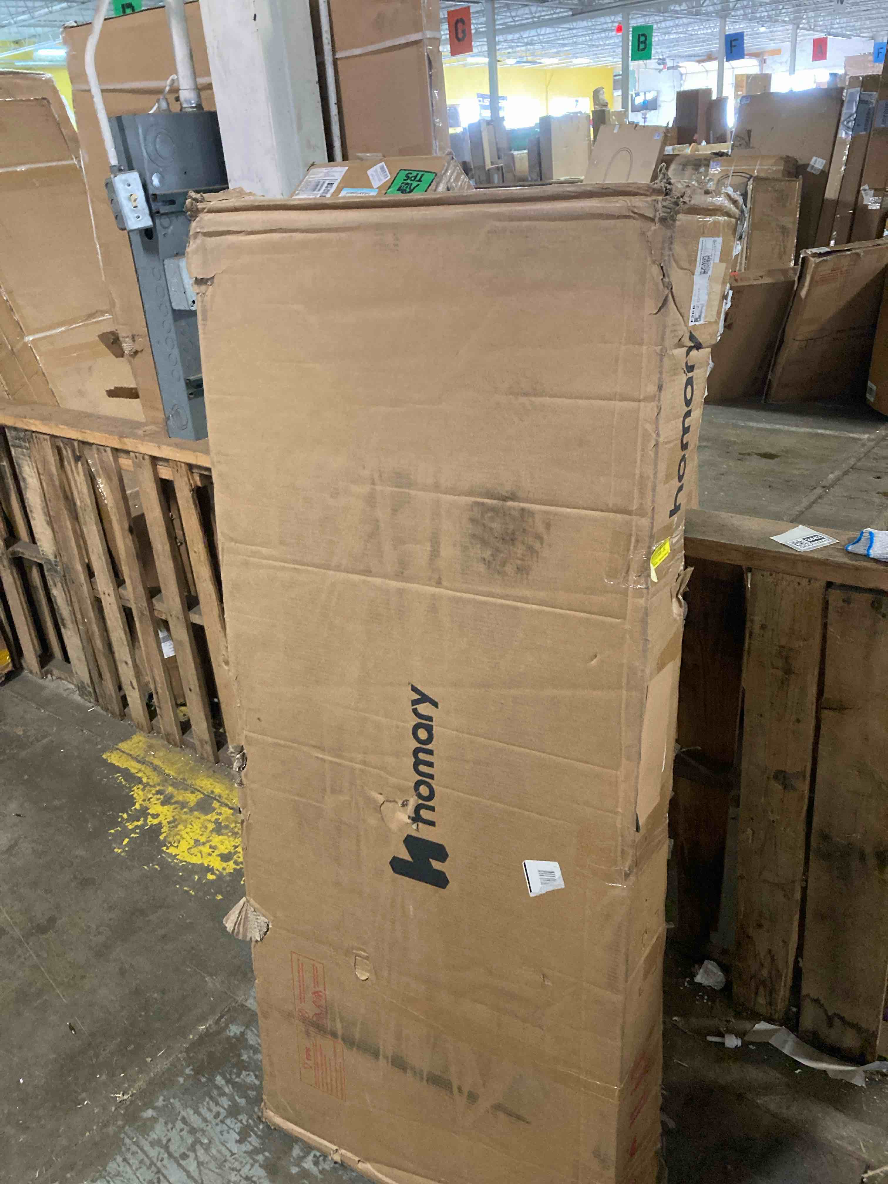 Condition photo showing New/Like New for 72" Large White & Black Kitchen Island (Island Only)