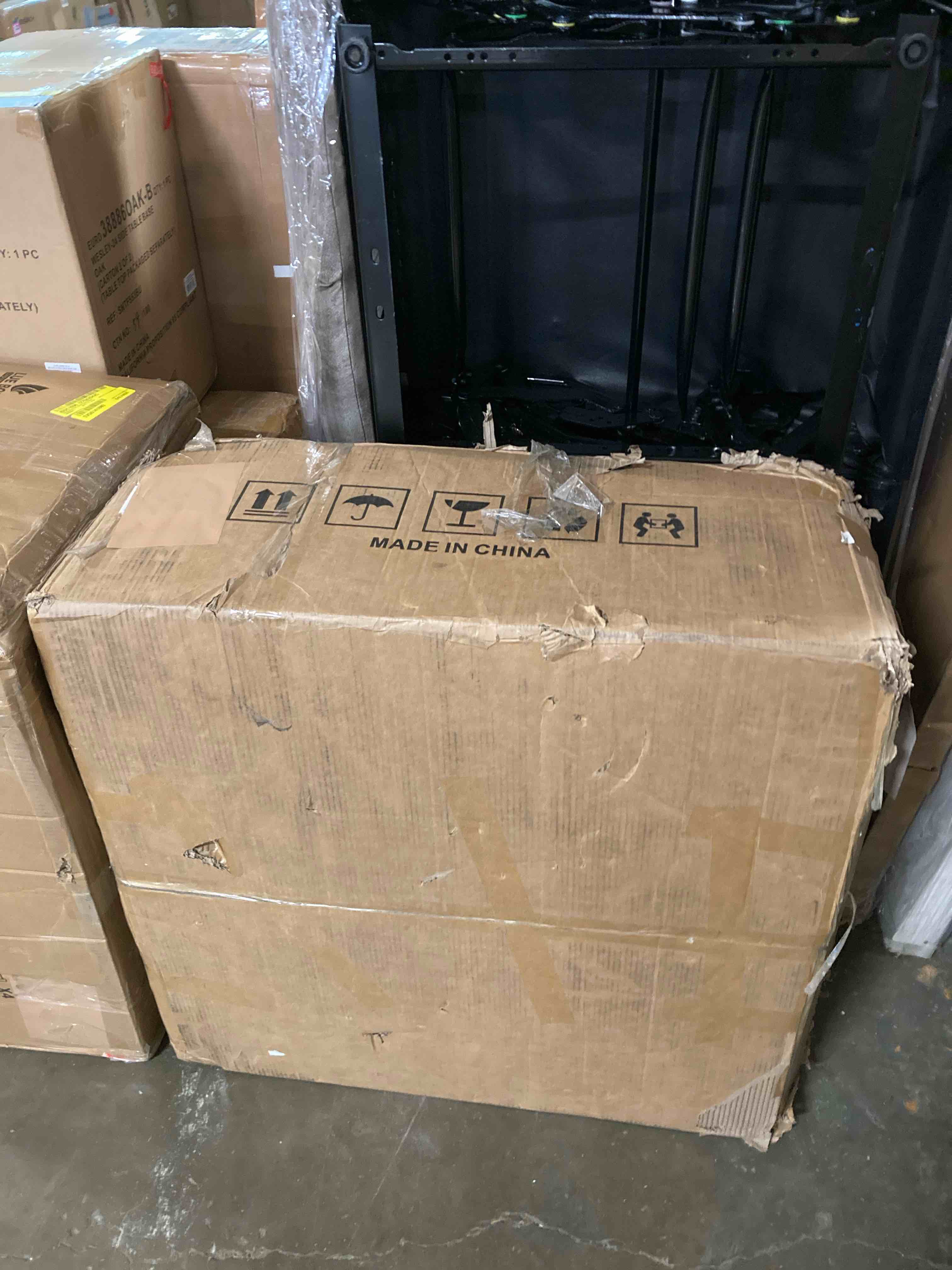 Condition photo showing As Is for 141.7" Wide Cloud Couch, U-Shaped (Single seat only)