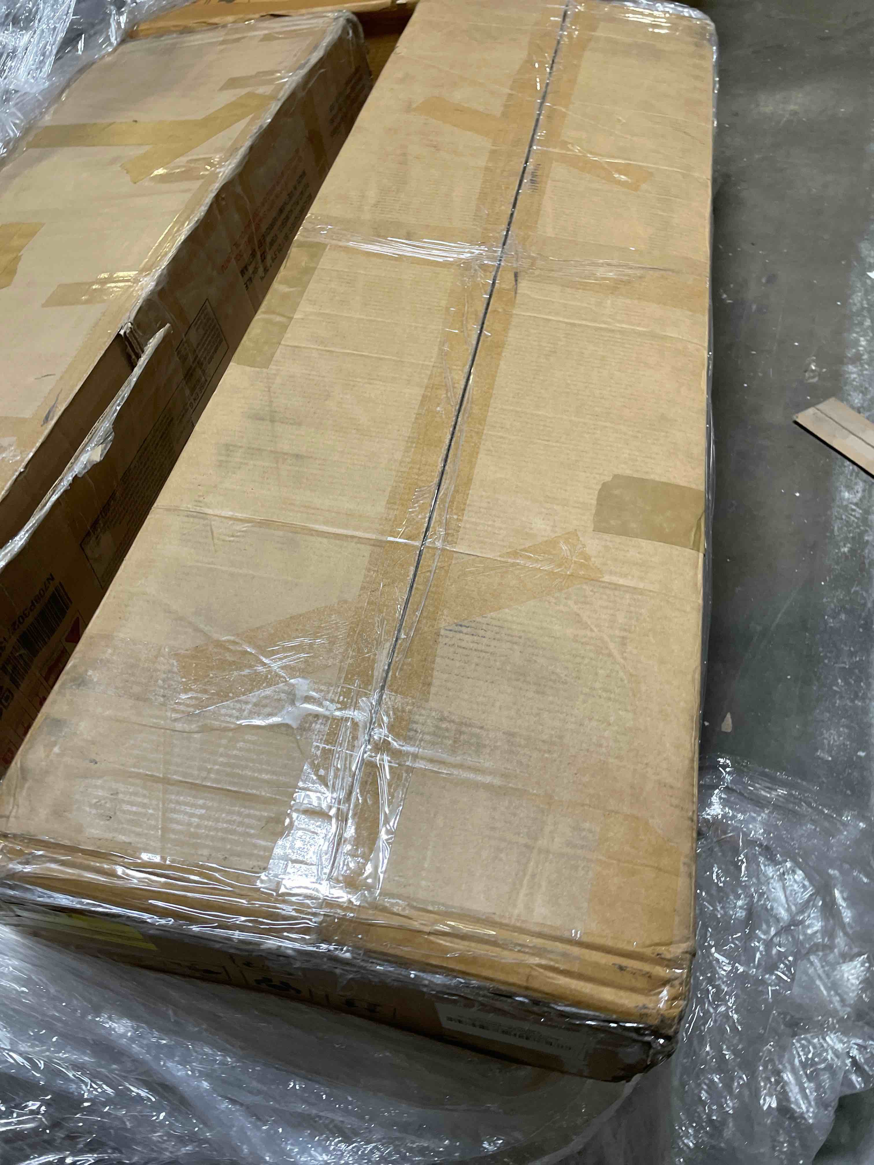 Condition photo showing As Is for 70.7" L-Shaped Executive Desk, Mode (Box 1 of 2 only)