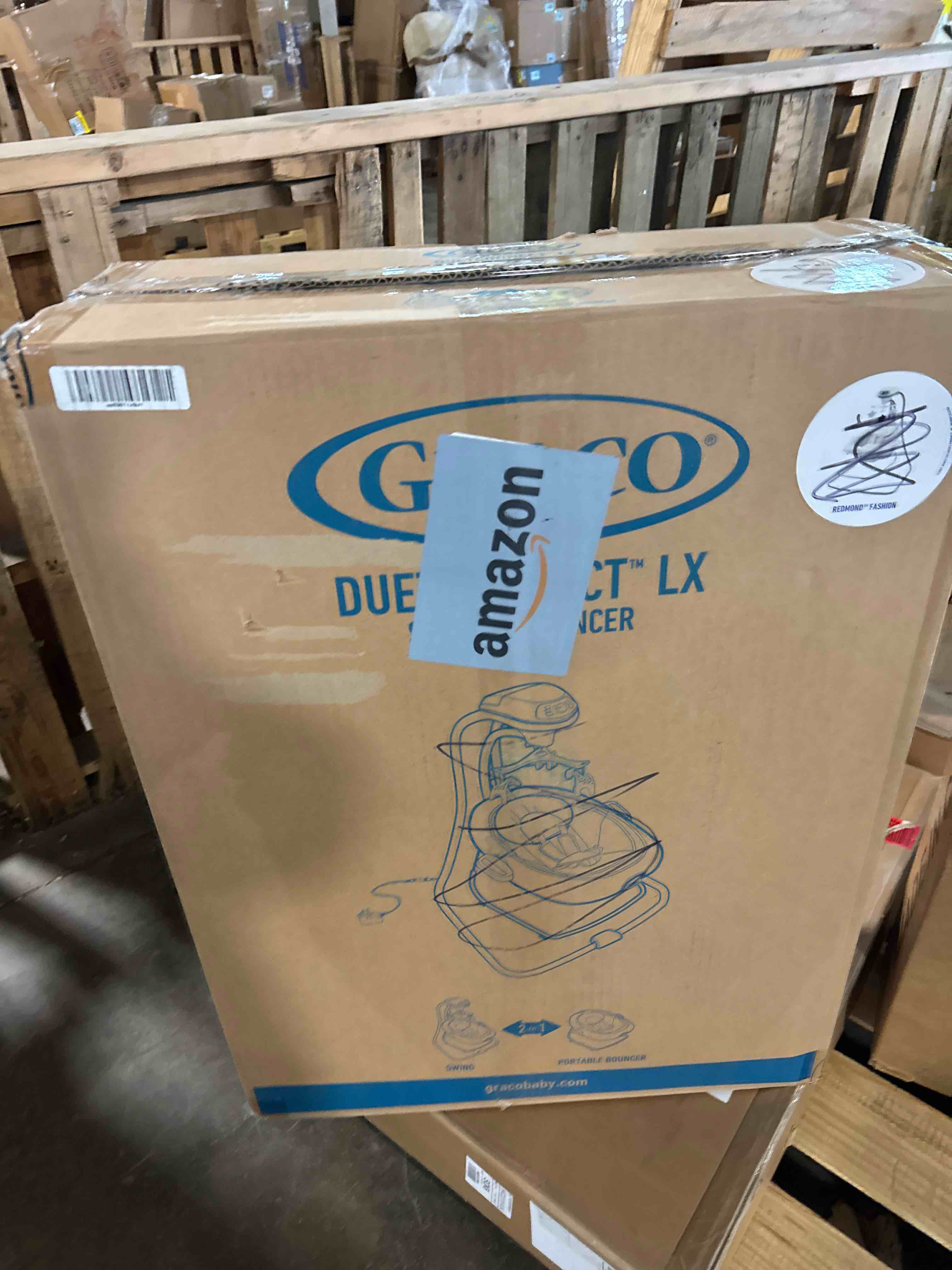 Condition photo showing Good Condition for Graco DuetConnect LX Portable Baby Swing and Bouncer, Multi-Direction Baby Bouncer Seat, Multiple Swing Speeds, Redmond