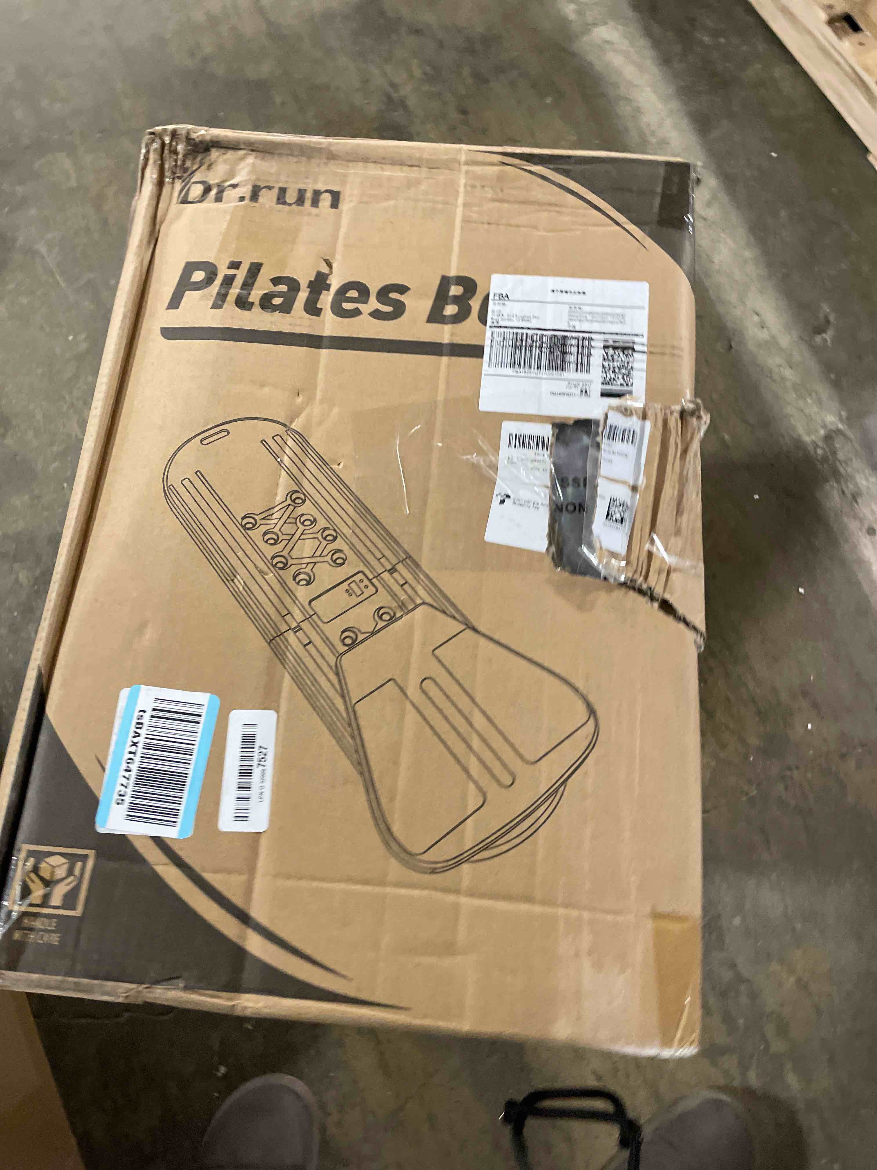 Condition photo showing New/Like New for Pilates Board, Foldable Pilates Reformer Set for Home Workout with Timer, Multifunctional Portable Reformer Pilates Machine at Home Pilates Equipment Black