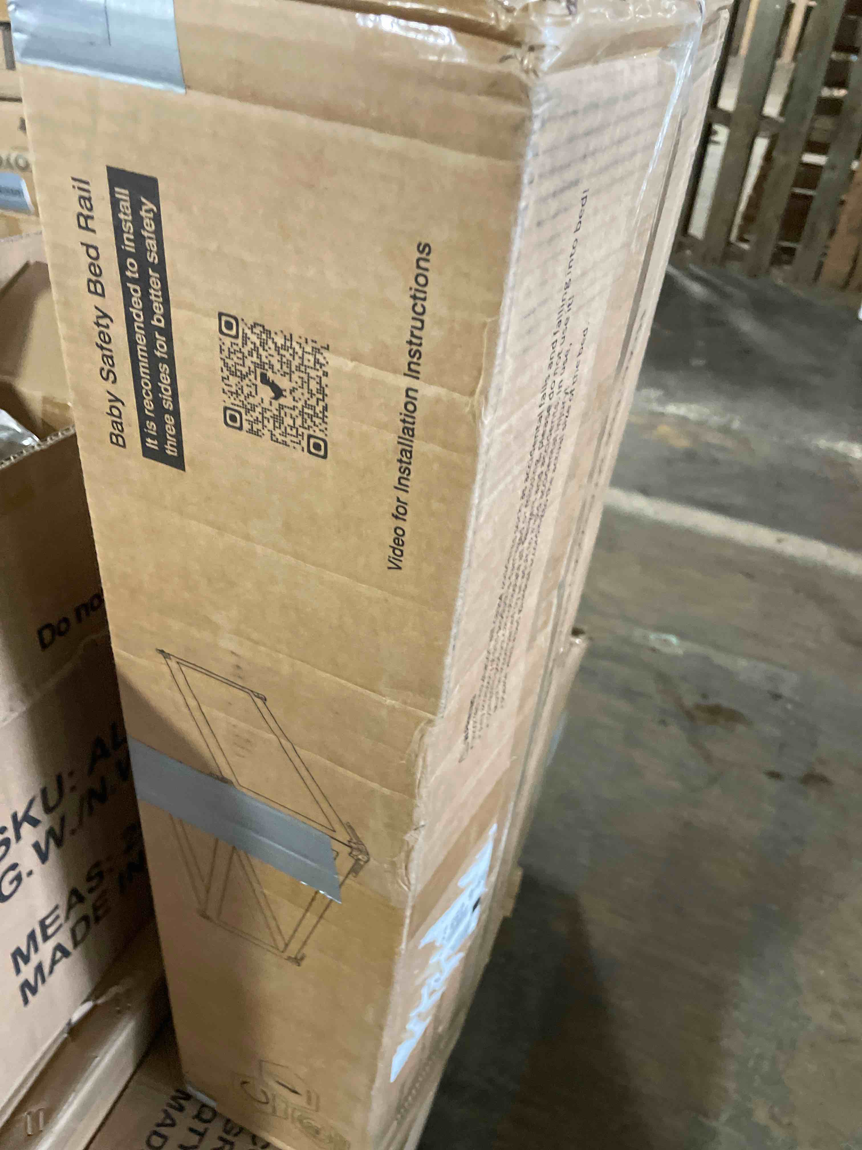 Condition photo showing Good Condition for 3-Piece Twin Size Bed Rail for Toddlers - Adjustable Baby Bed Rail Guard, Kids Safety Bed Rail for Twin Size Bed (74.8"x74.8"x39"-Grey) Grey 3-Piece Twin Size (74.8" x 74.8" x 39")