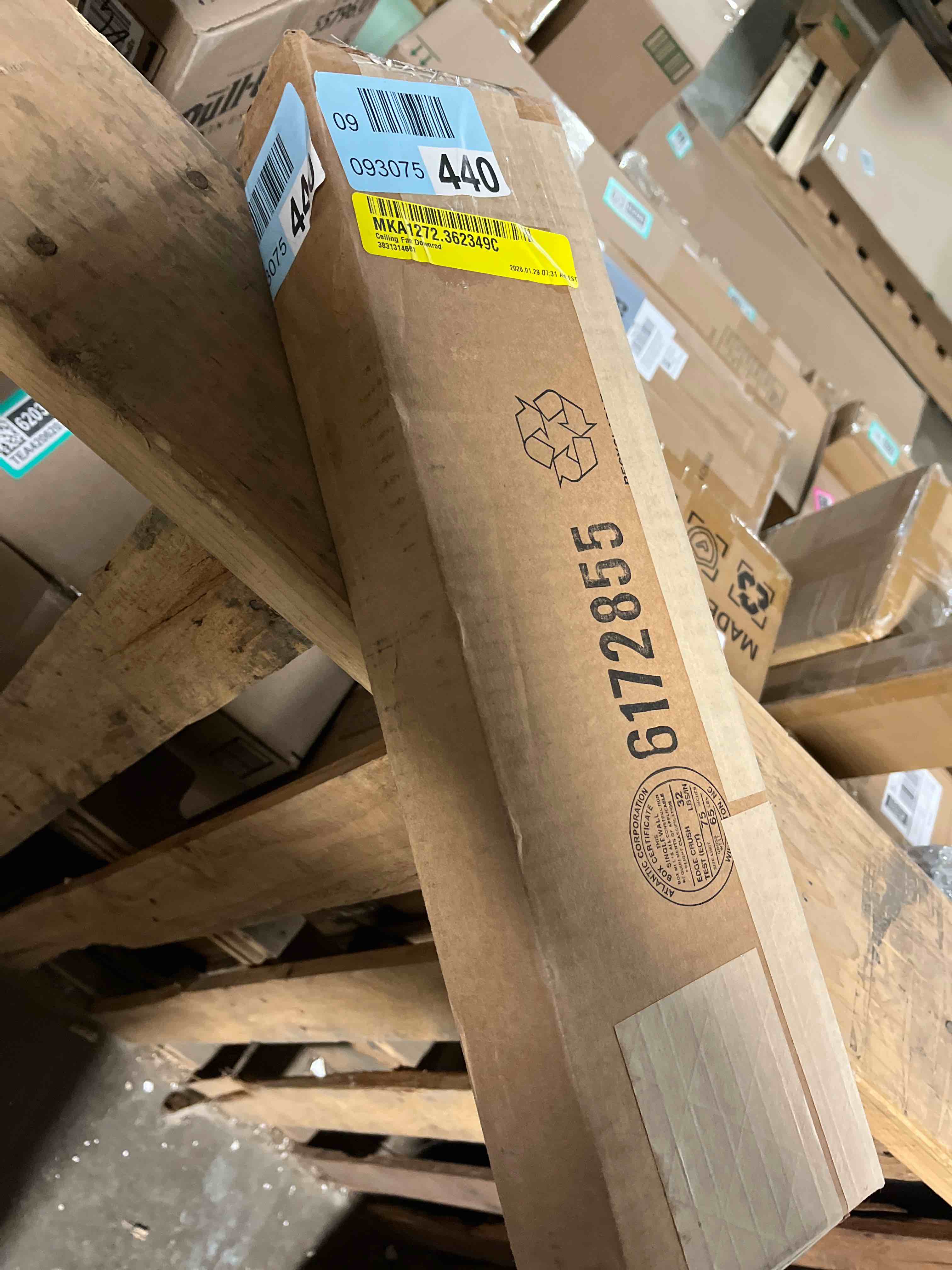 Condition photo showing New/Like New for Ceiling Fan Downrod