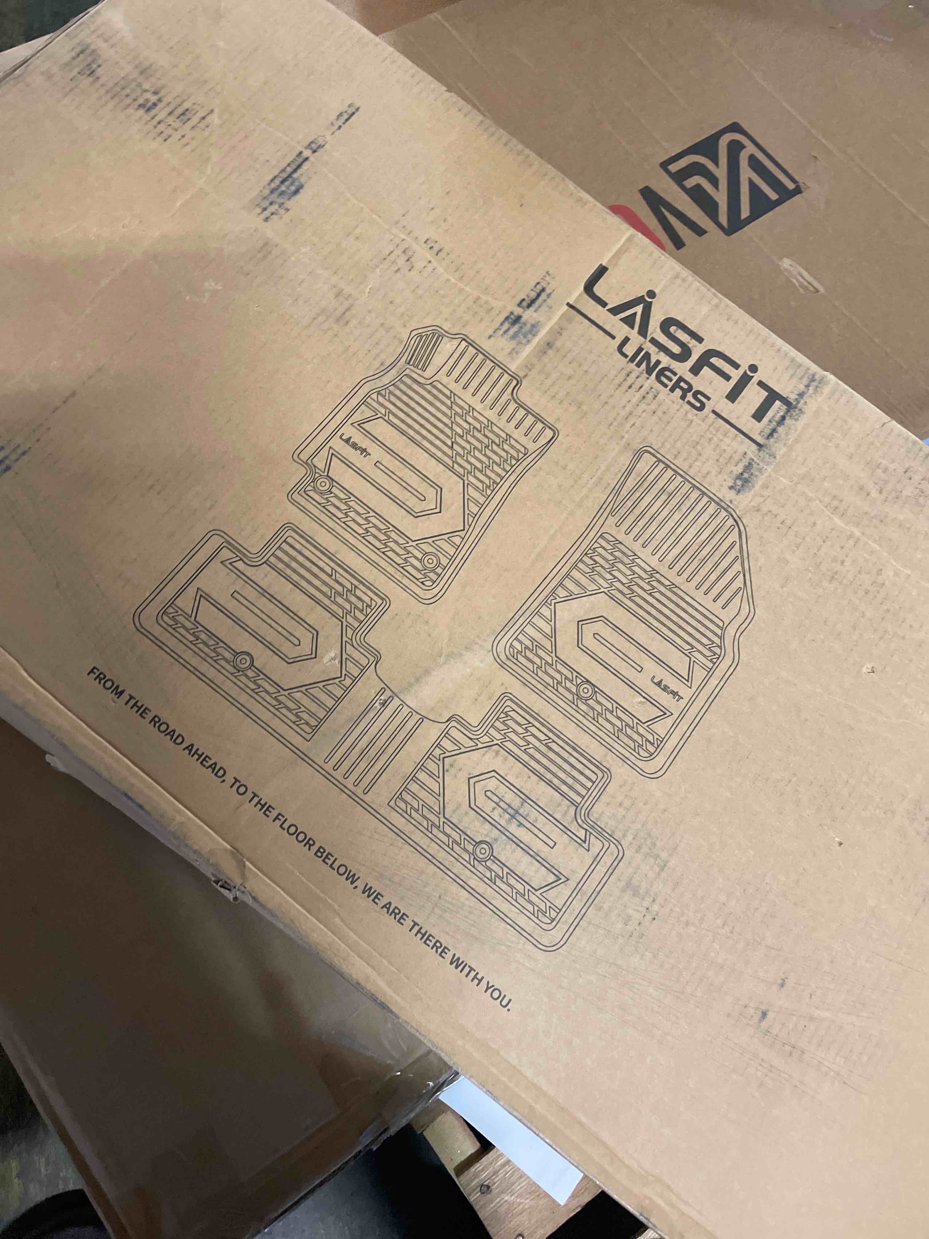Condition photo showing New/Like New for LASFIT Floor Mats 2019-2026 for Chevy Silverado/GMC Sierra 1500, 2020-2026 2500 HD/3500 HD, Crew Cab Only(Fit with Rear Under-Seat Storage, But Not Fit 2nd Row Plastic Storage) All Weather TPE Mats Silverado/Sierra 1500/2500HD/3500HD 2019-2026 Crew Cab/Bucket/ With Under-Seat Storage Box