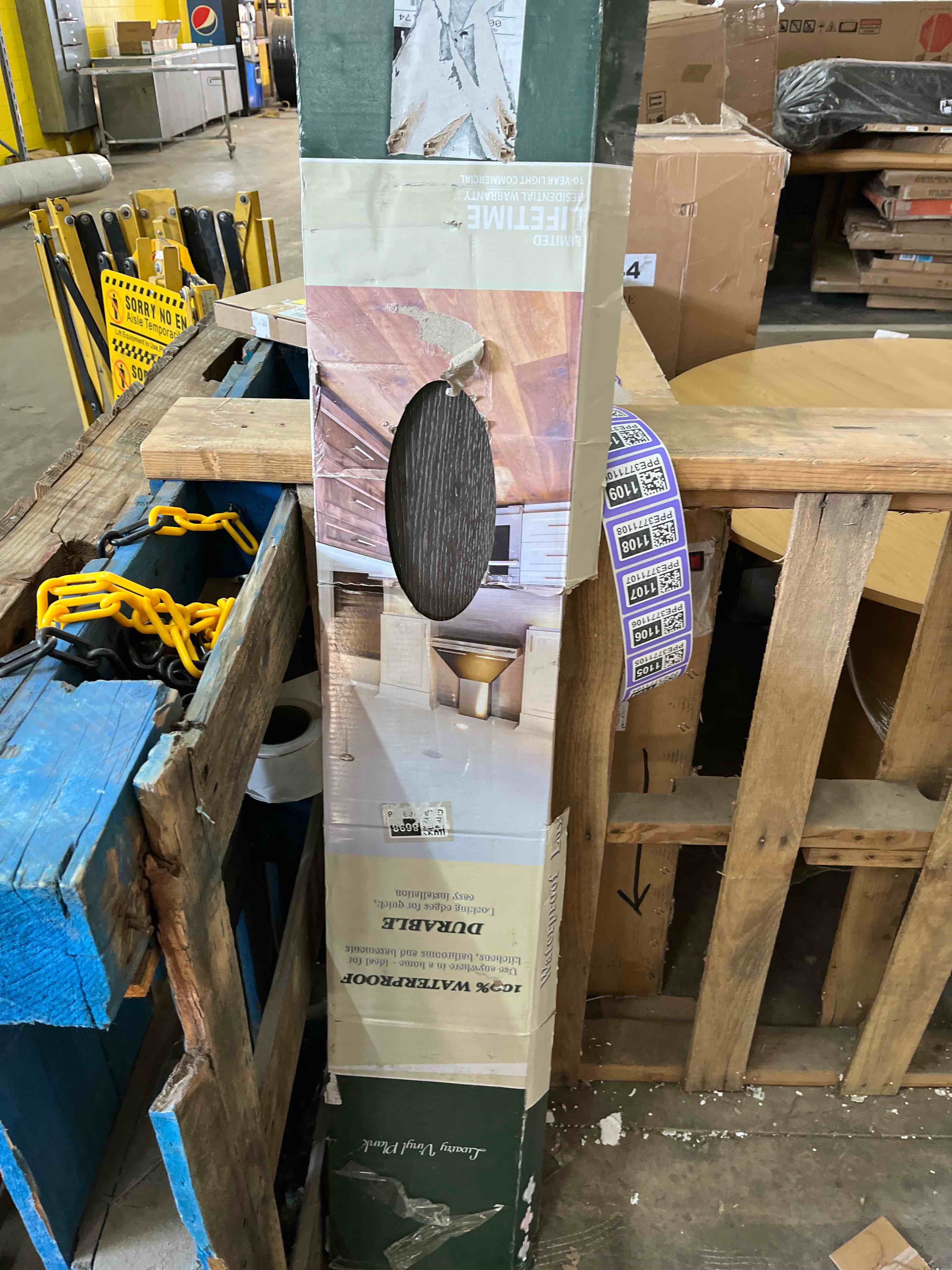 Condition photo showing Good Condition for MSI Hampstead 6 inch x 48 inch Glue Down Luxury Vinyl Plank Flooring for Pro and DIY Installation 2MM Thick and 12MIL Wear Layer