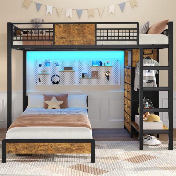 full over twin bunk bed (box a)
