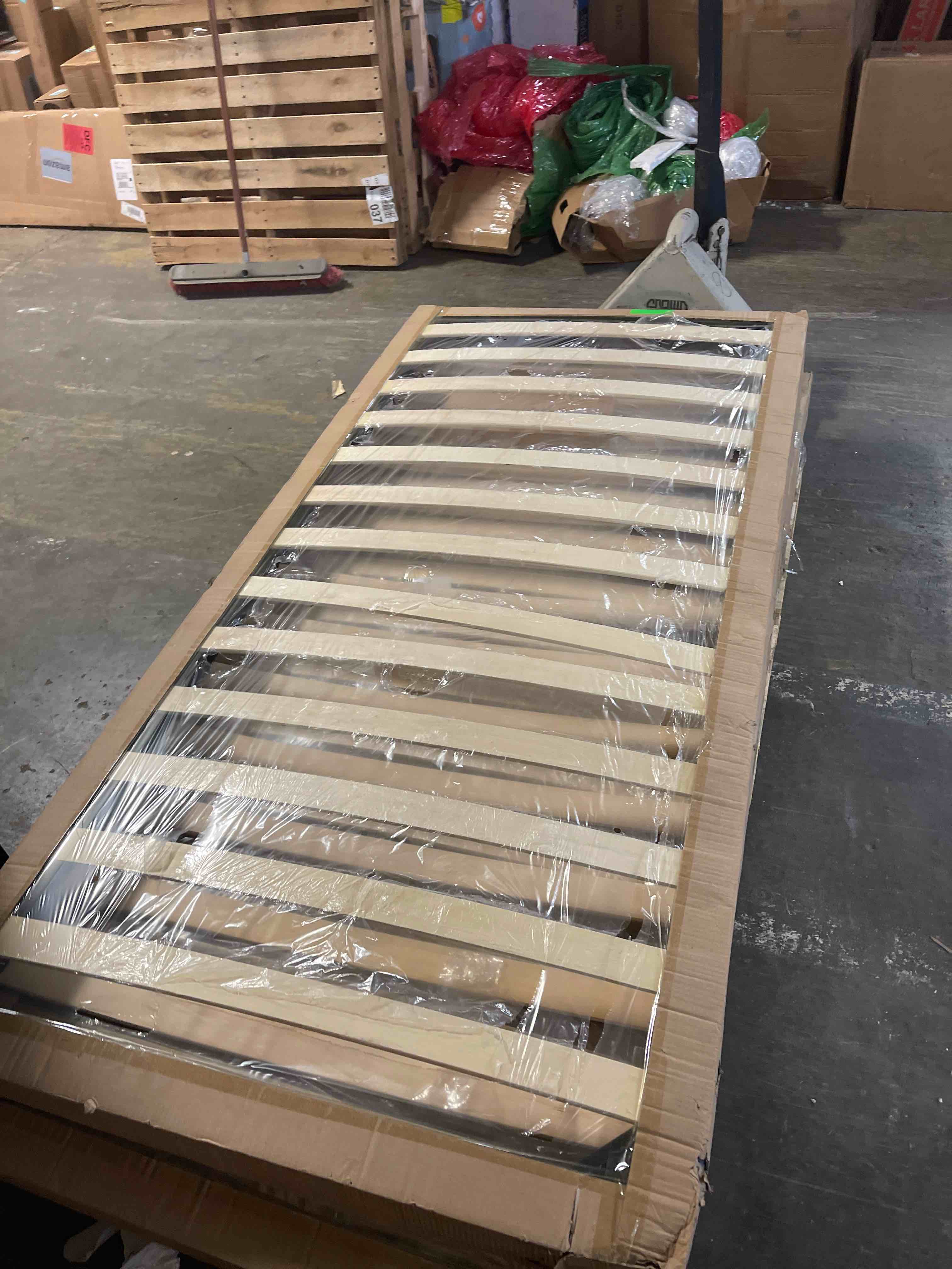 Condition photo showing New/Like New for Wood Twin Bed Frame